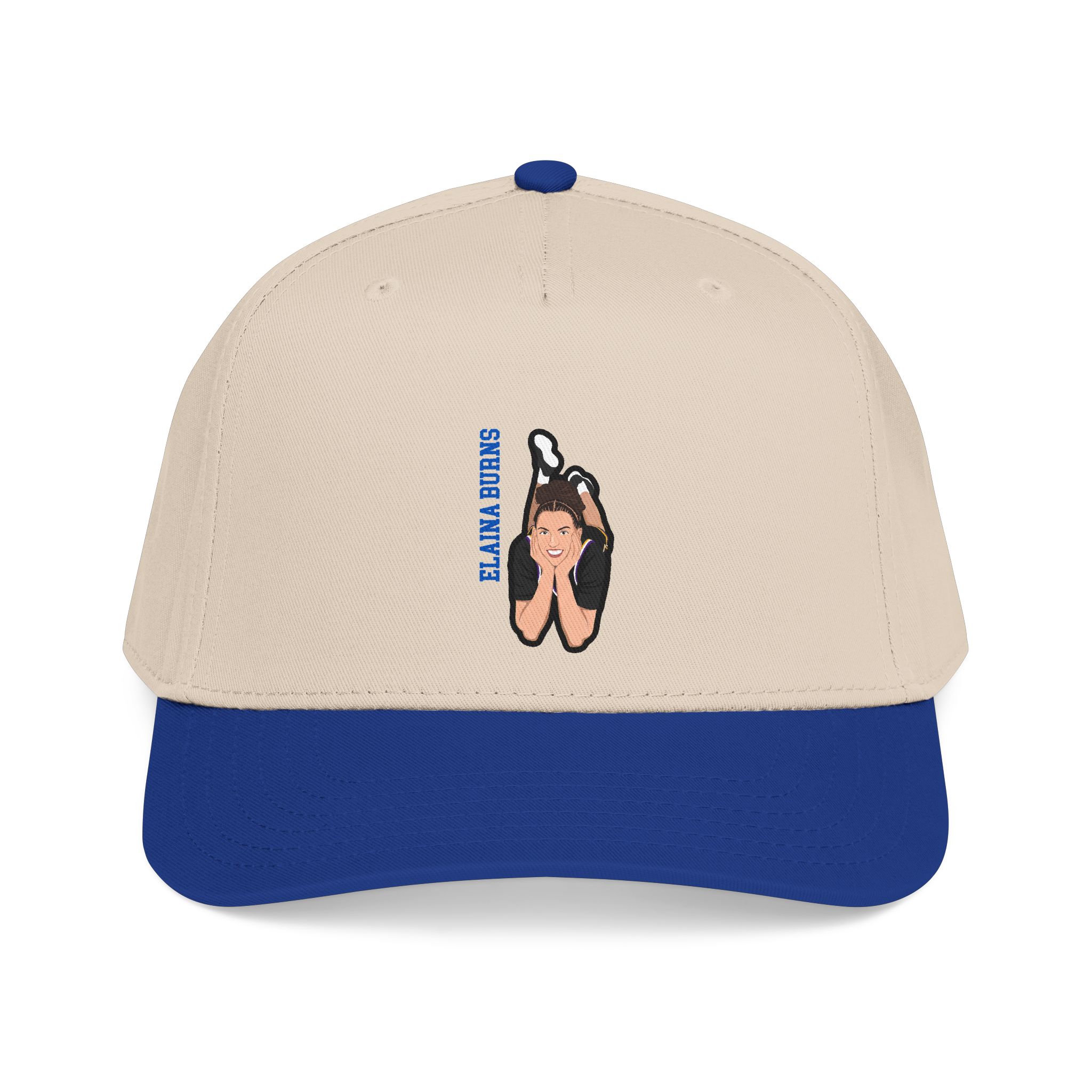 Baseball Cap — character_name_vertical in Royal / Natural