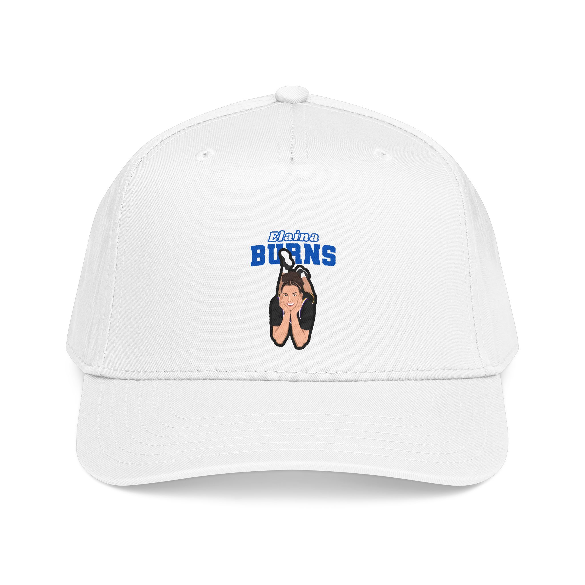 Baseball Cap — character_name_arch in White