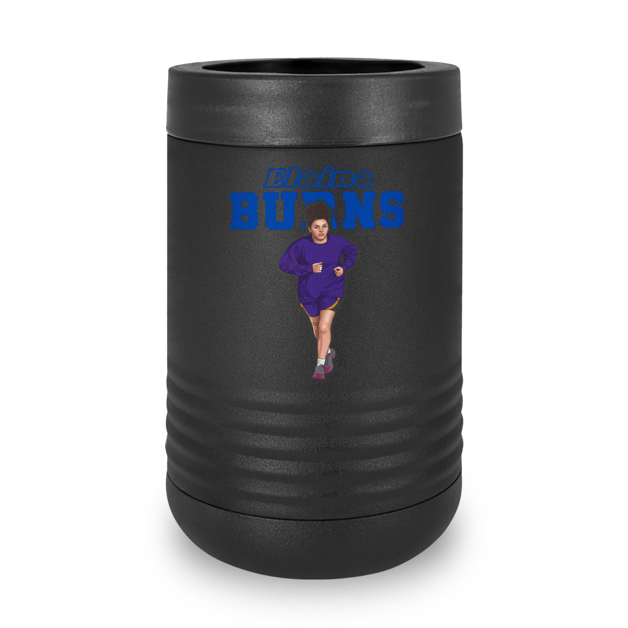 Stainless Can Cooler — character_name_arch in Black