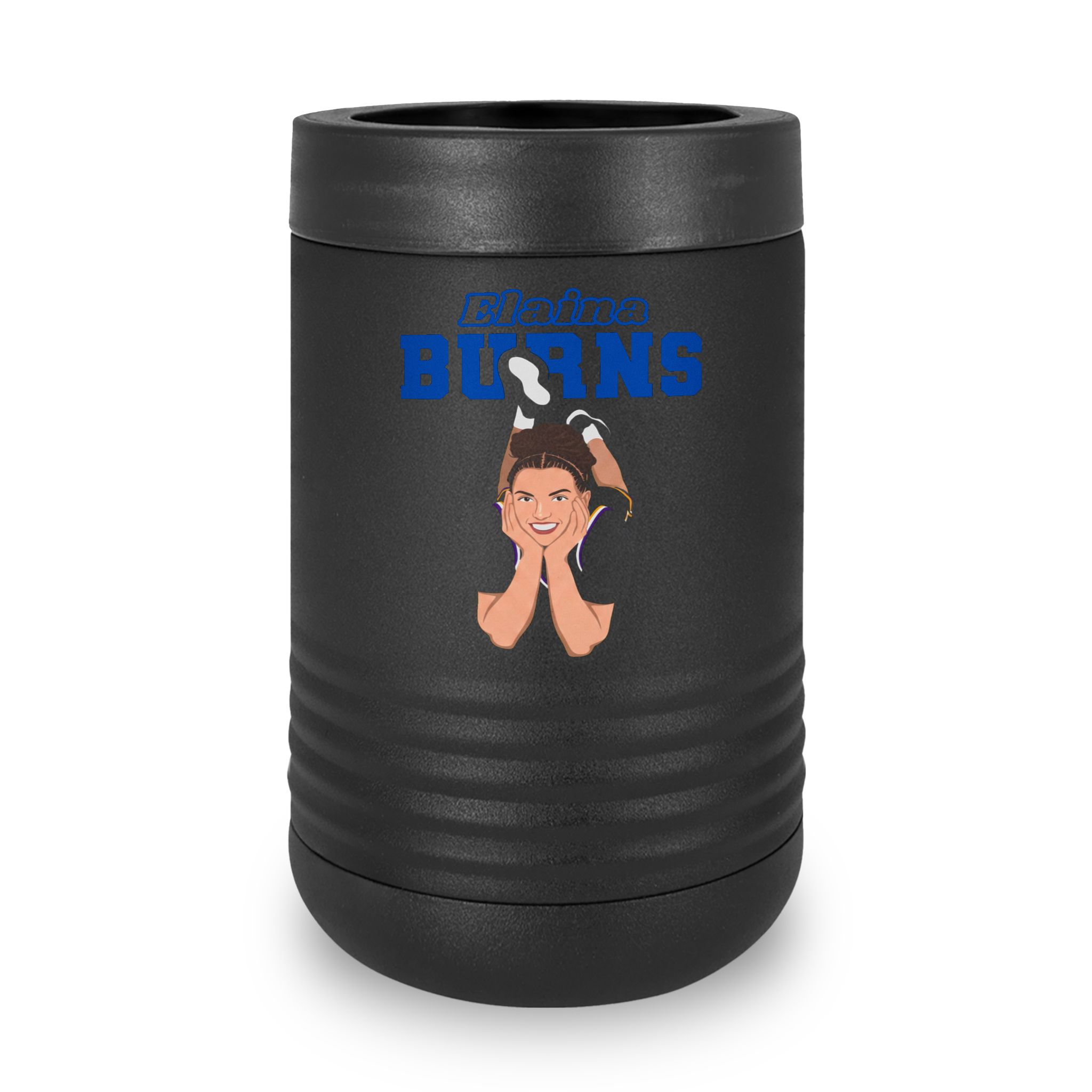 Stainless Can Cooler — character_name_arch in Black