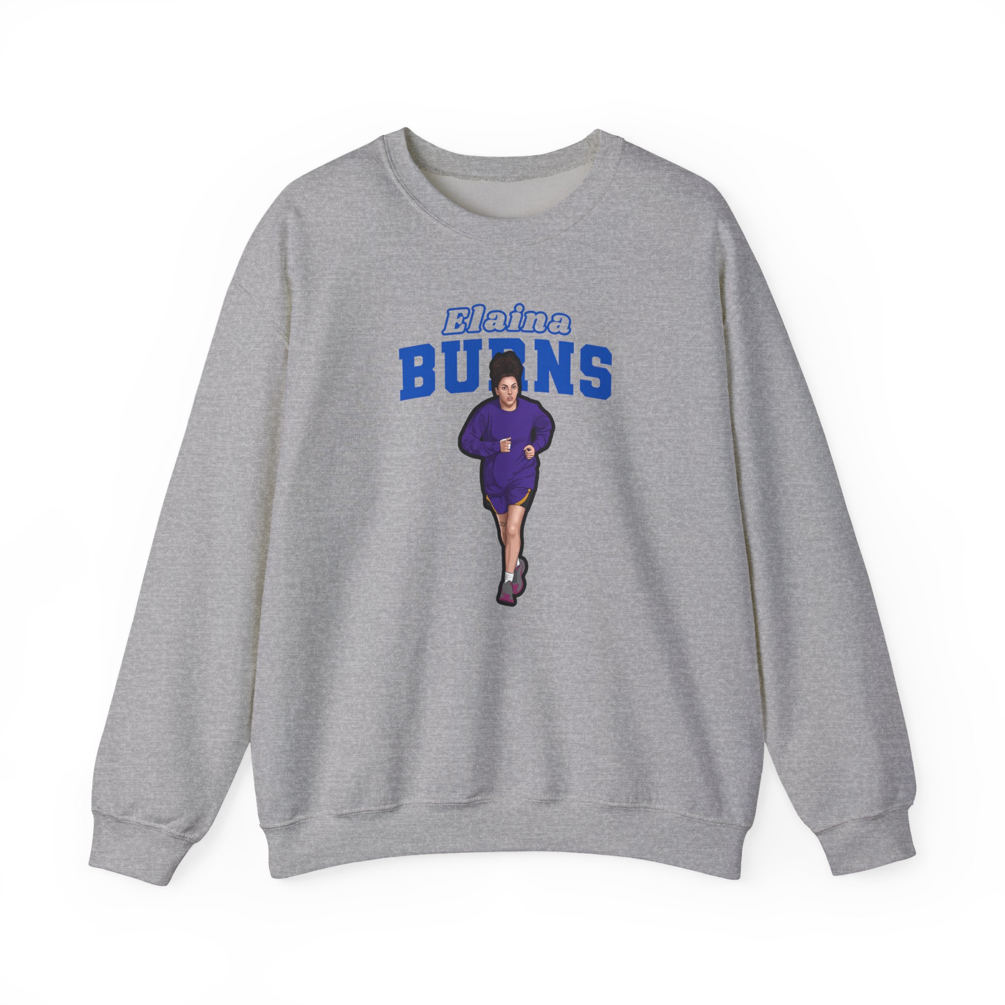 Crewneck Sweatshirt — character_name_arch in Grey