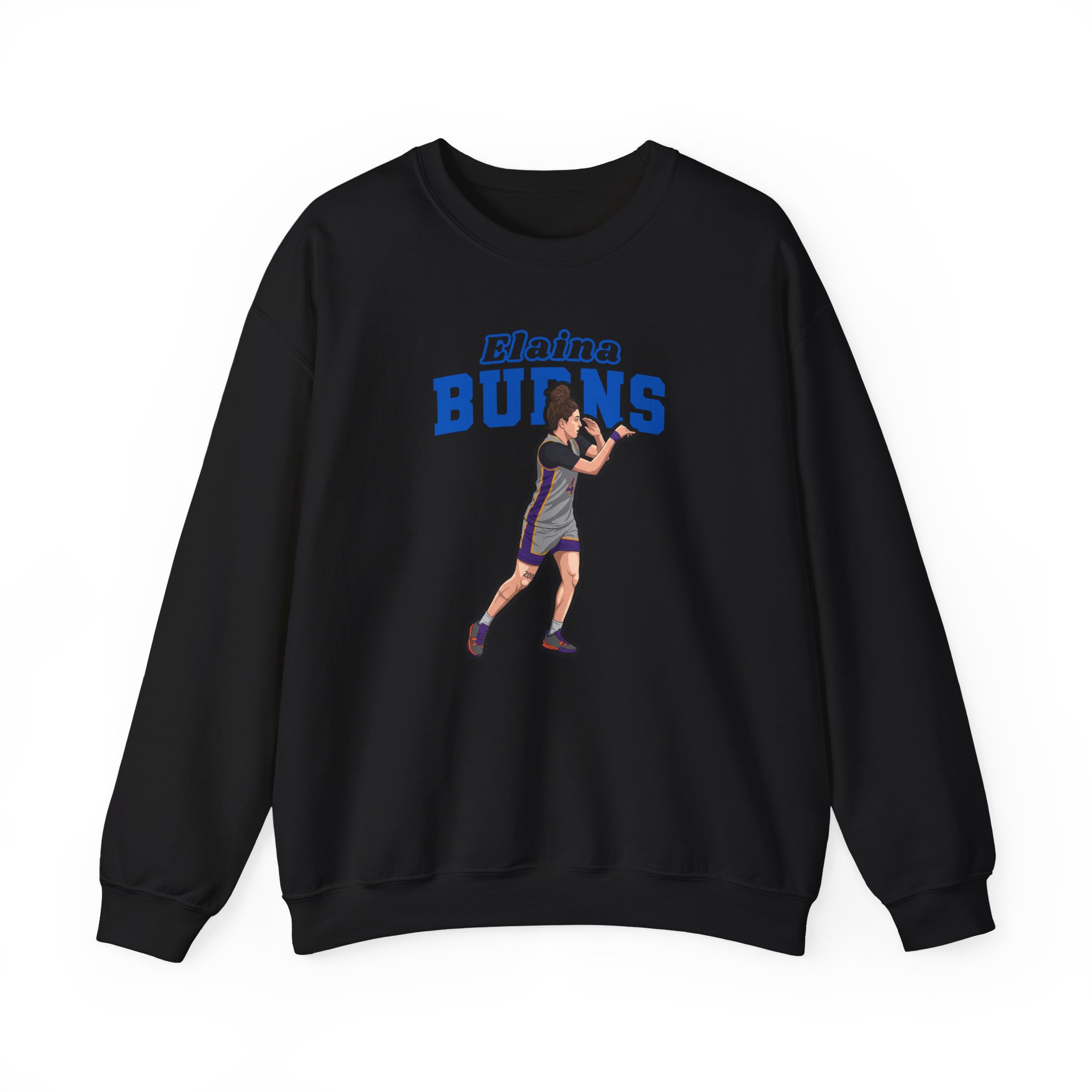 Crewneck Sweatshirt — character_name_arch in Black