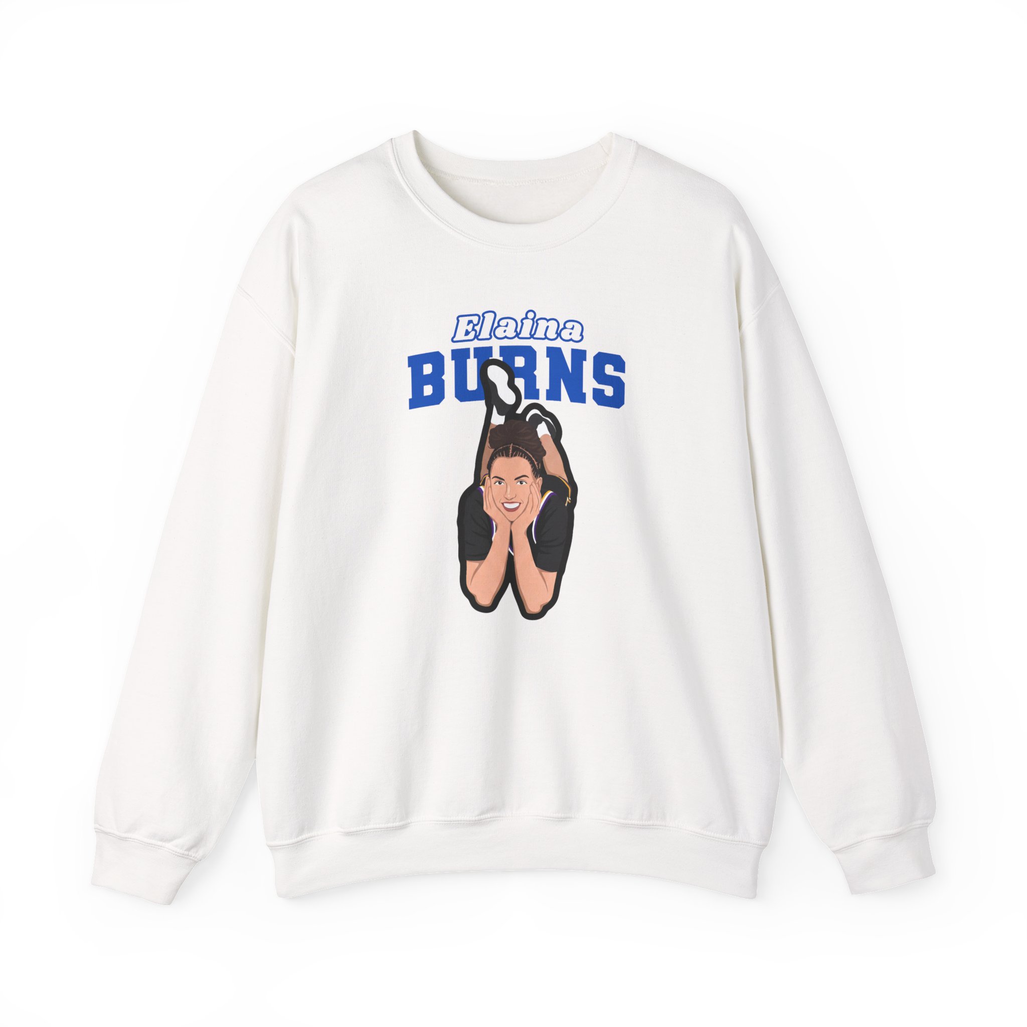 Crewneck Sweatshirt — character_name_arch in White