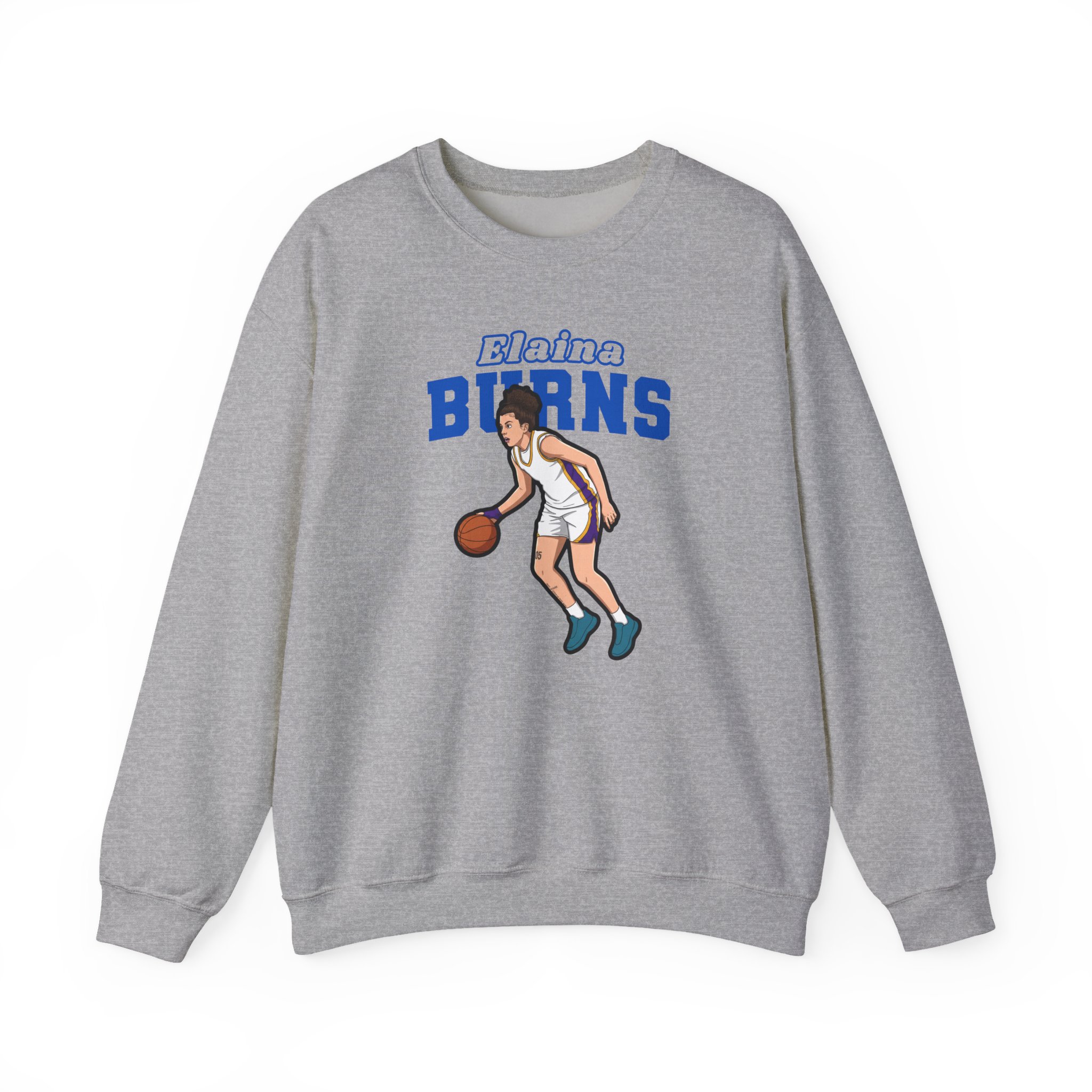 Crewneck Sweatshirt — character_name_arch in Grey