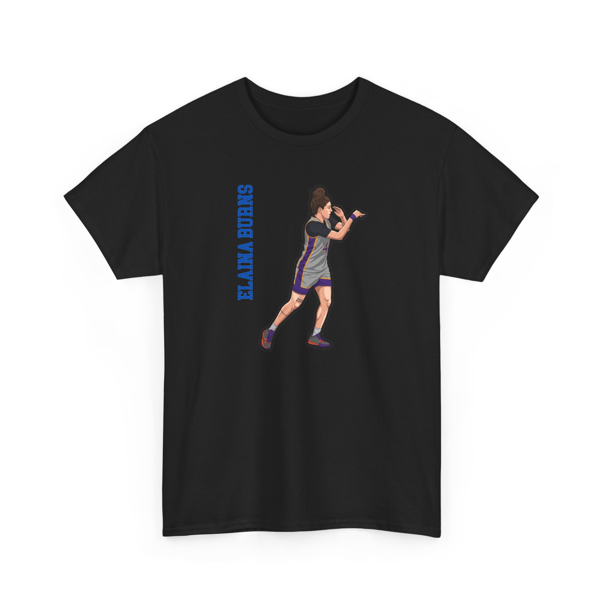 Tee — character_name_vertical in Black