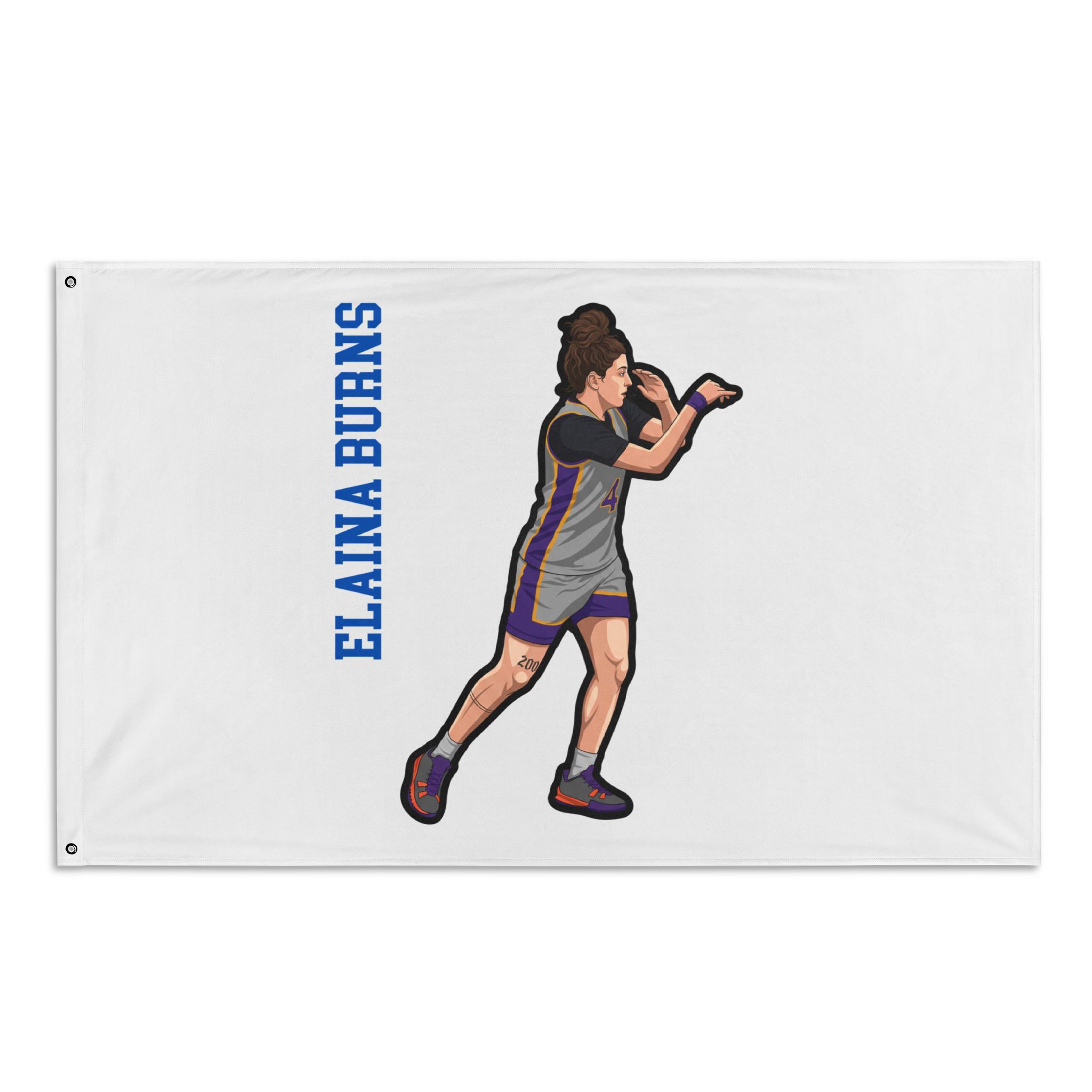 Flag (35 × 56 in) — character_name_vertical in Classic
