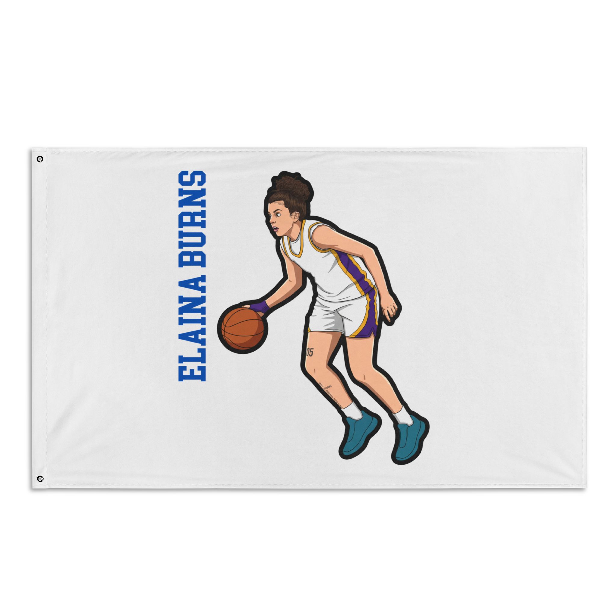 Flag (35 × 56 in) — character_name_vertical in Classic