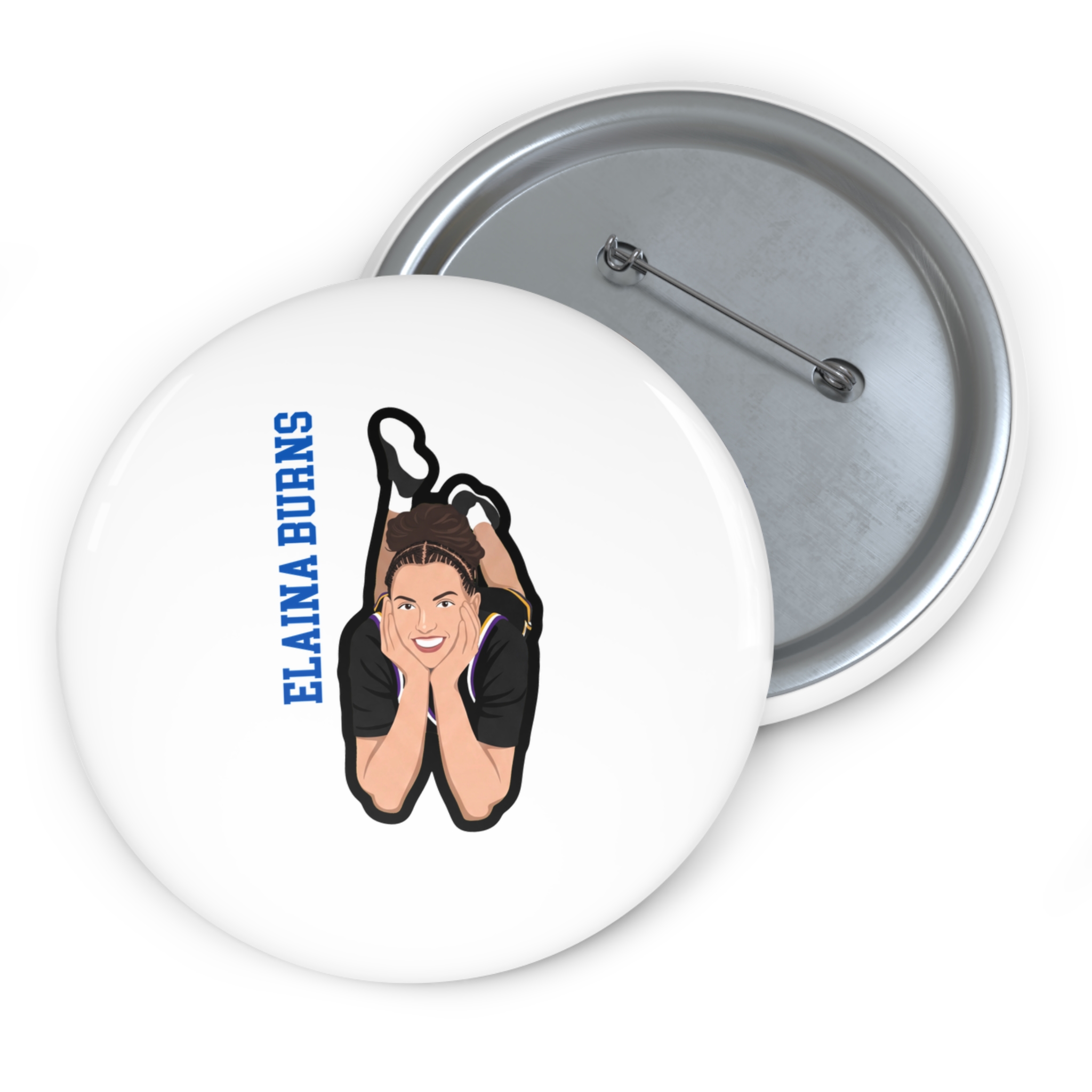 Game Day Pin — character_name_vertical in Classic