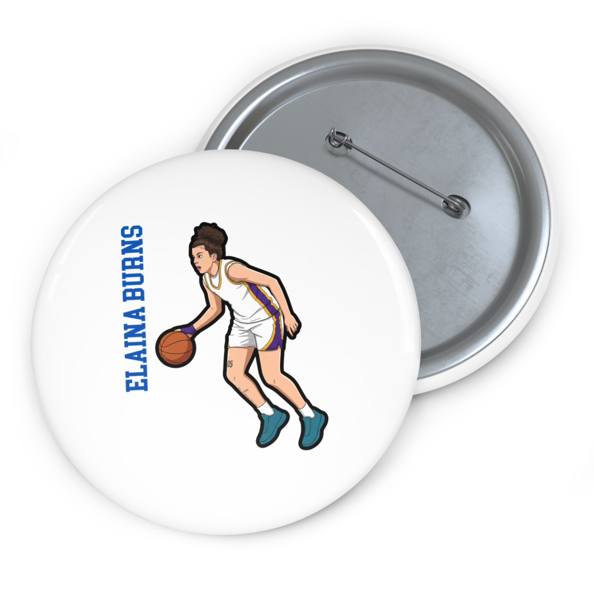 Game Day Pin — character_name_vertical in Classic