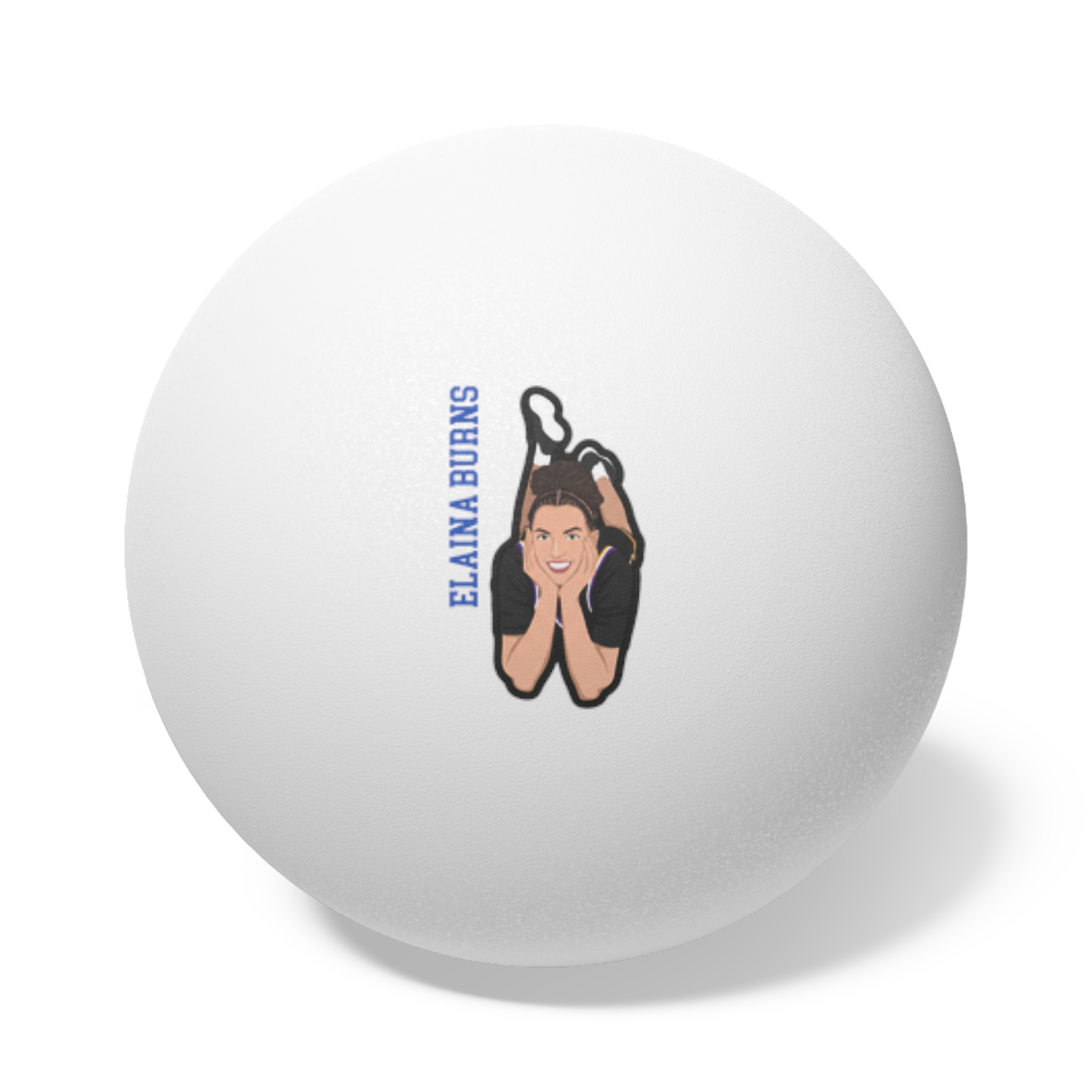 Ping Pong Balls, 6 pcs — character_name_vertical in White