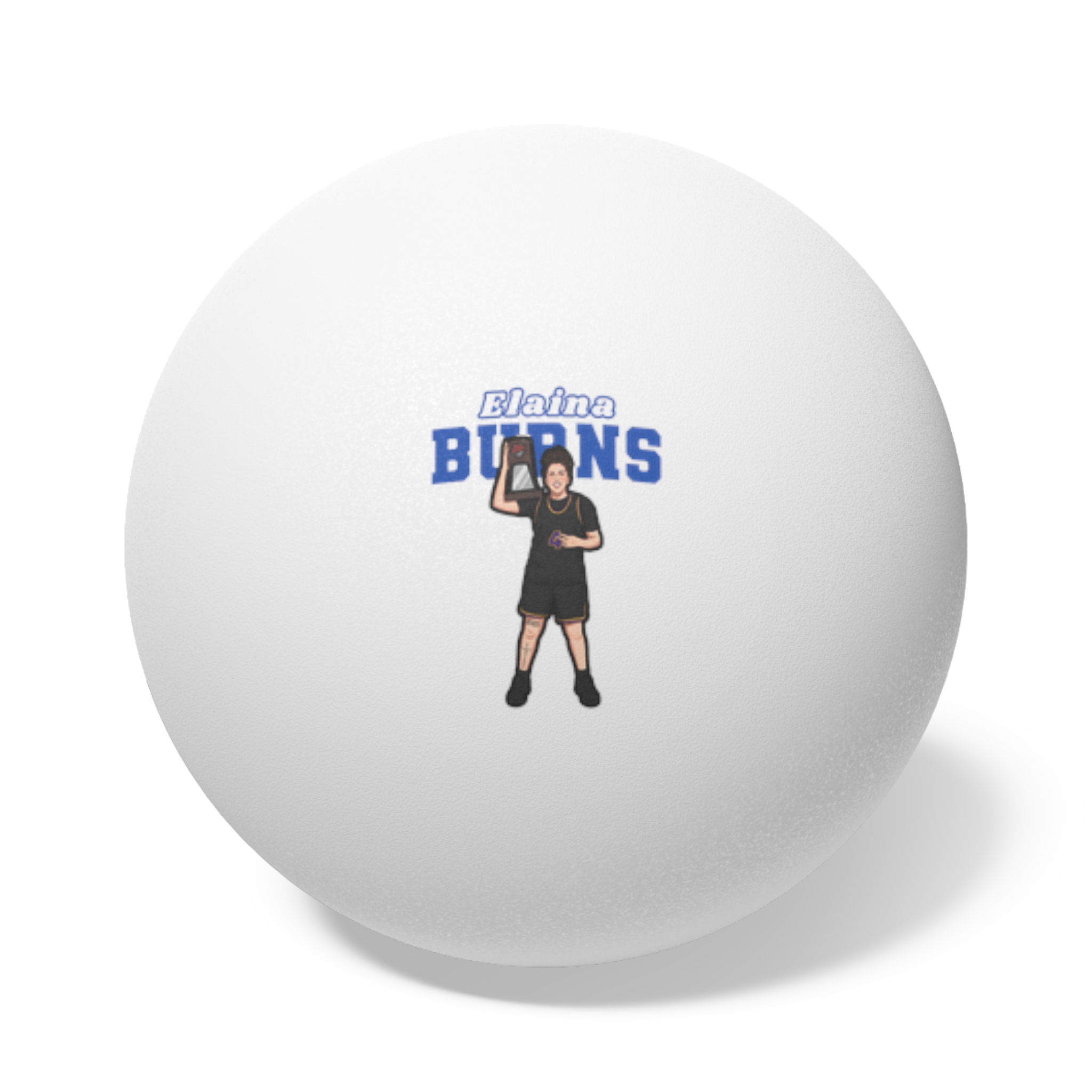 Ping Pong Balls, 6 pcs — character_name_arch in White