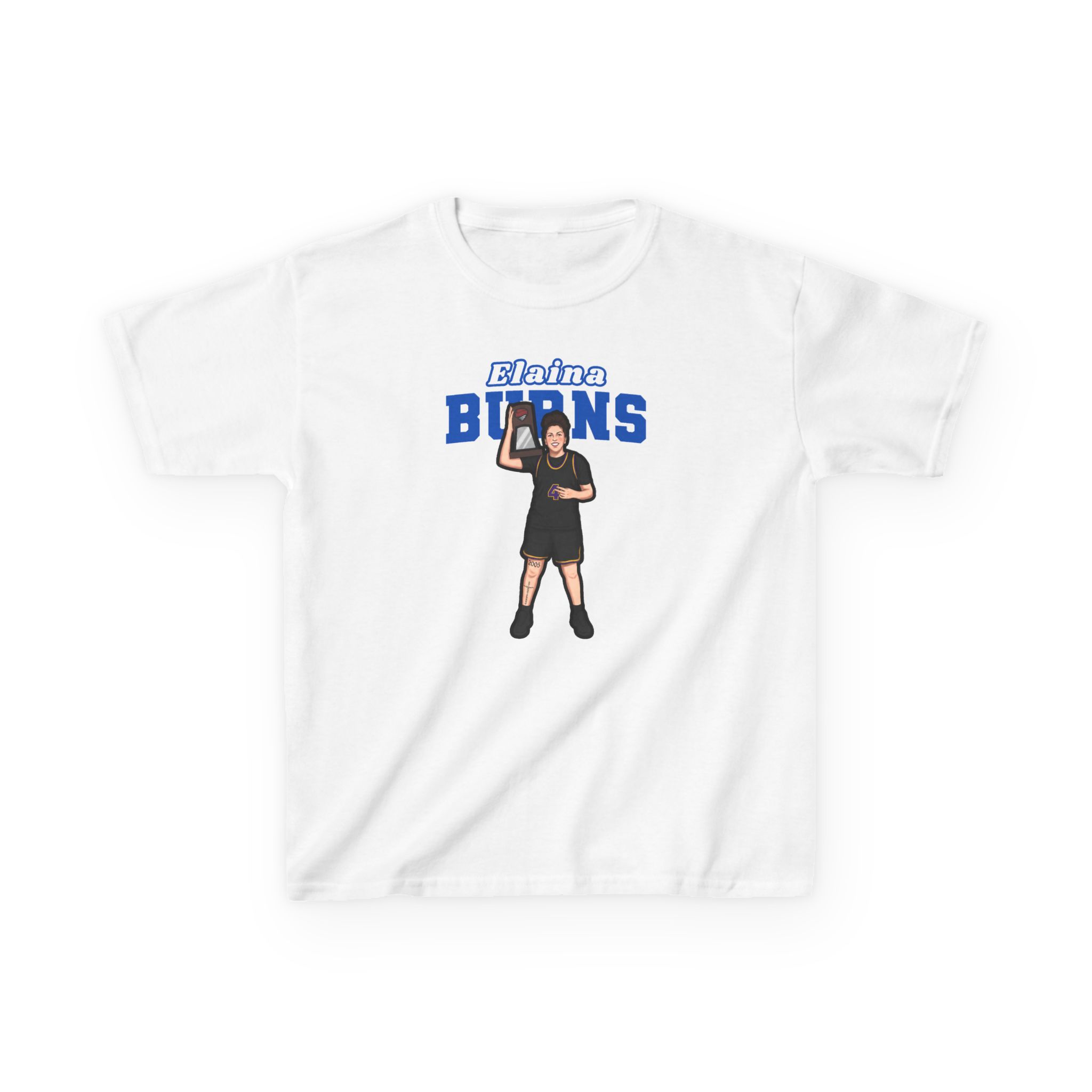 Youth Tee — character_name_arch in White