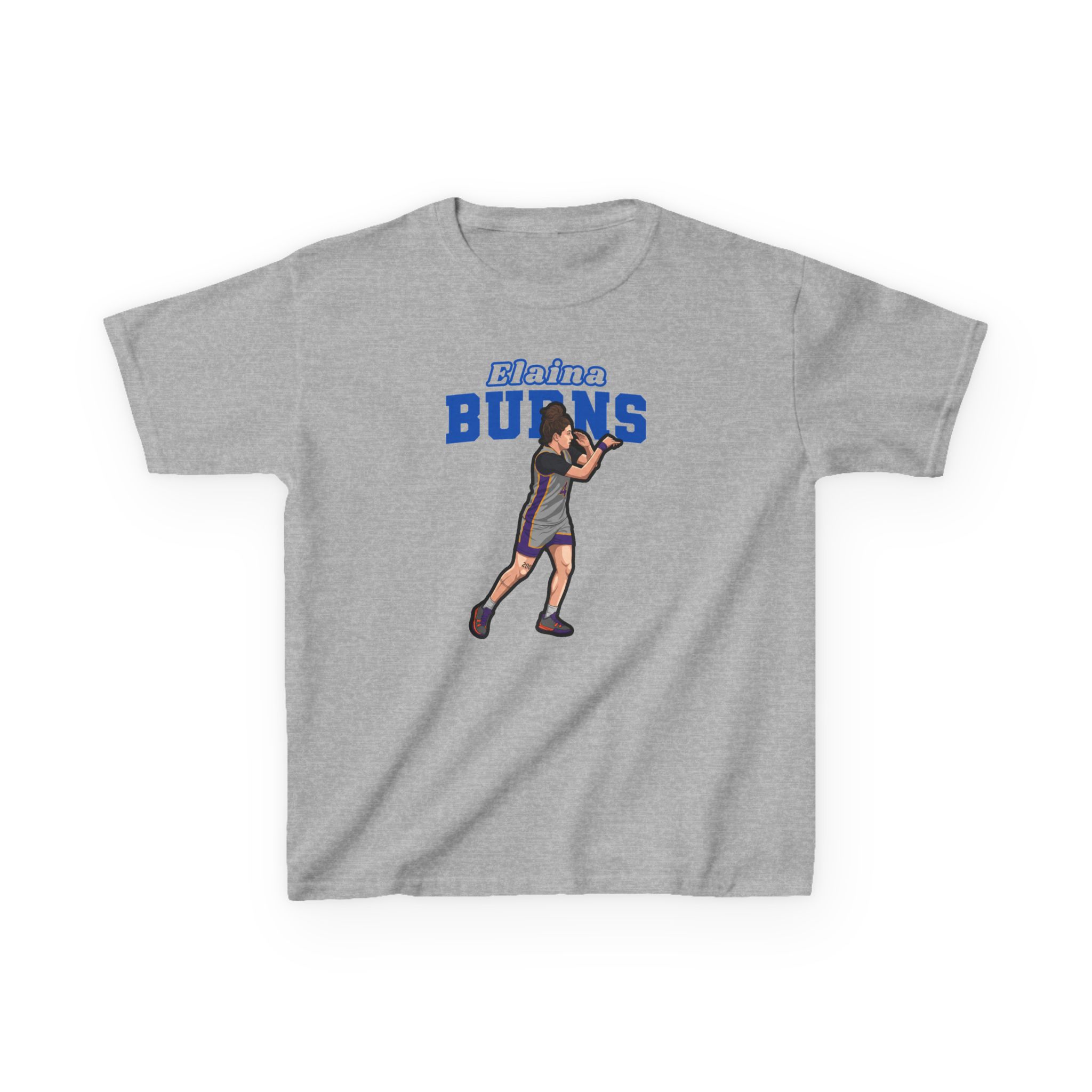 Youth Tee — character_name_arch in Grey