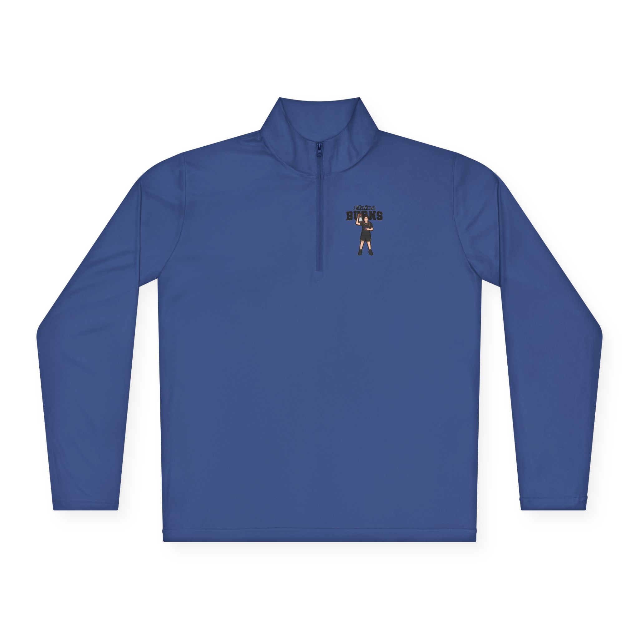 Q-Zip Pullover — character_name_arch in Royal