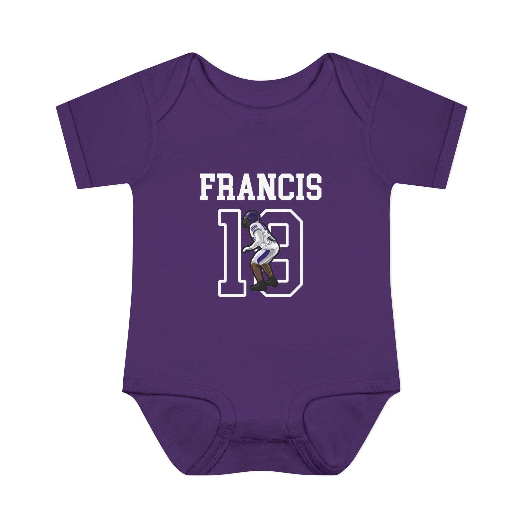 Baby Onesie — character_shirsey in Purple