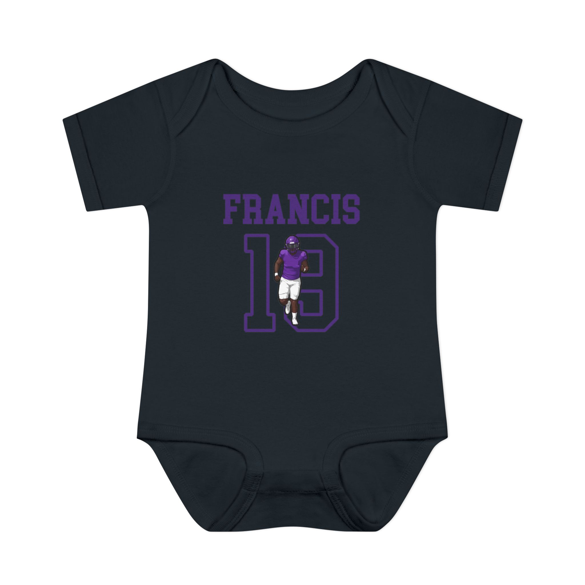 Baby Onesie — character_shirsey in Black