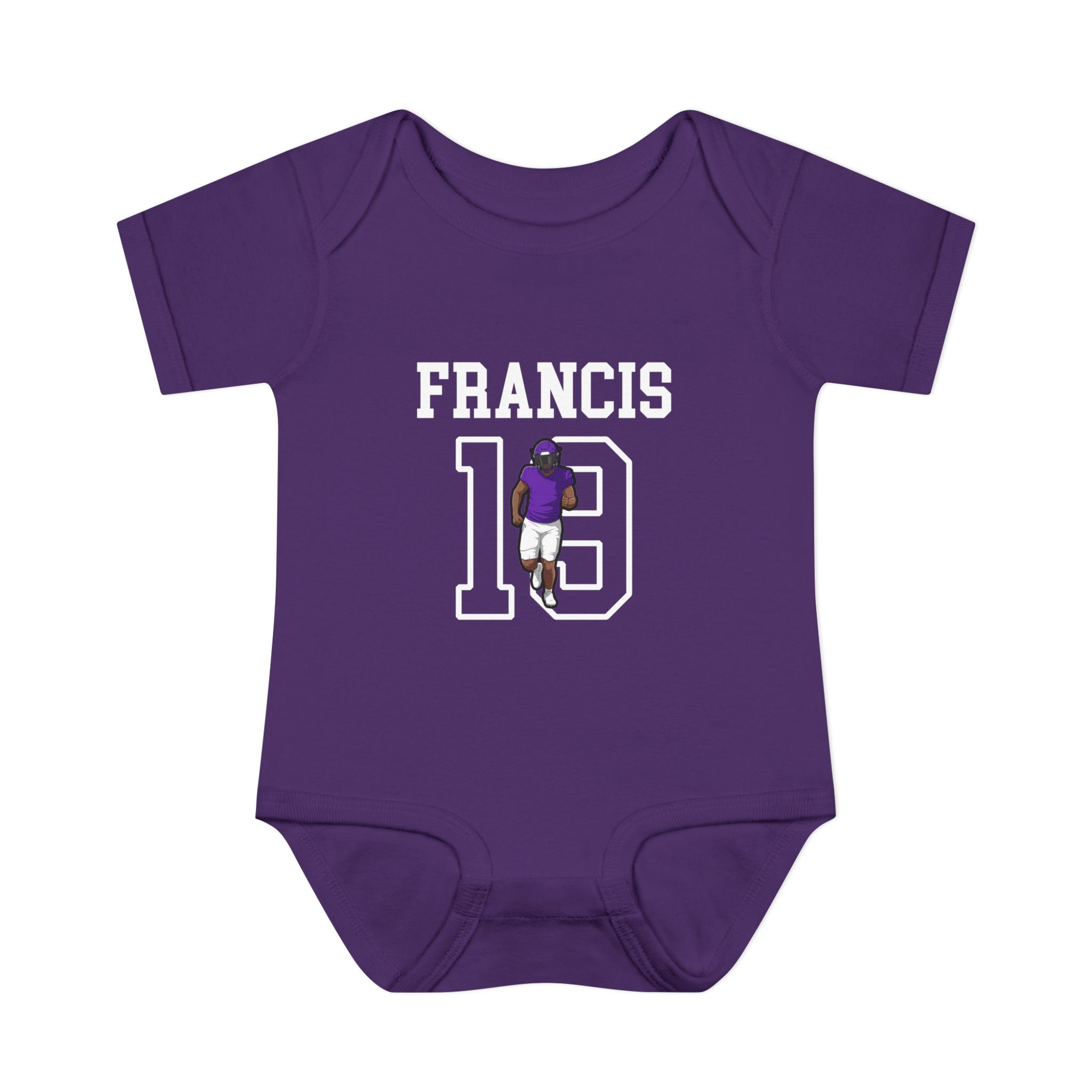 Baby Onesie — character_shirsey in Purple