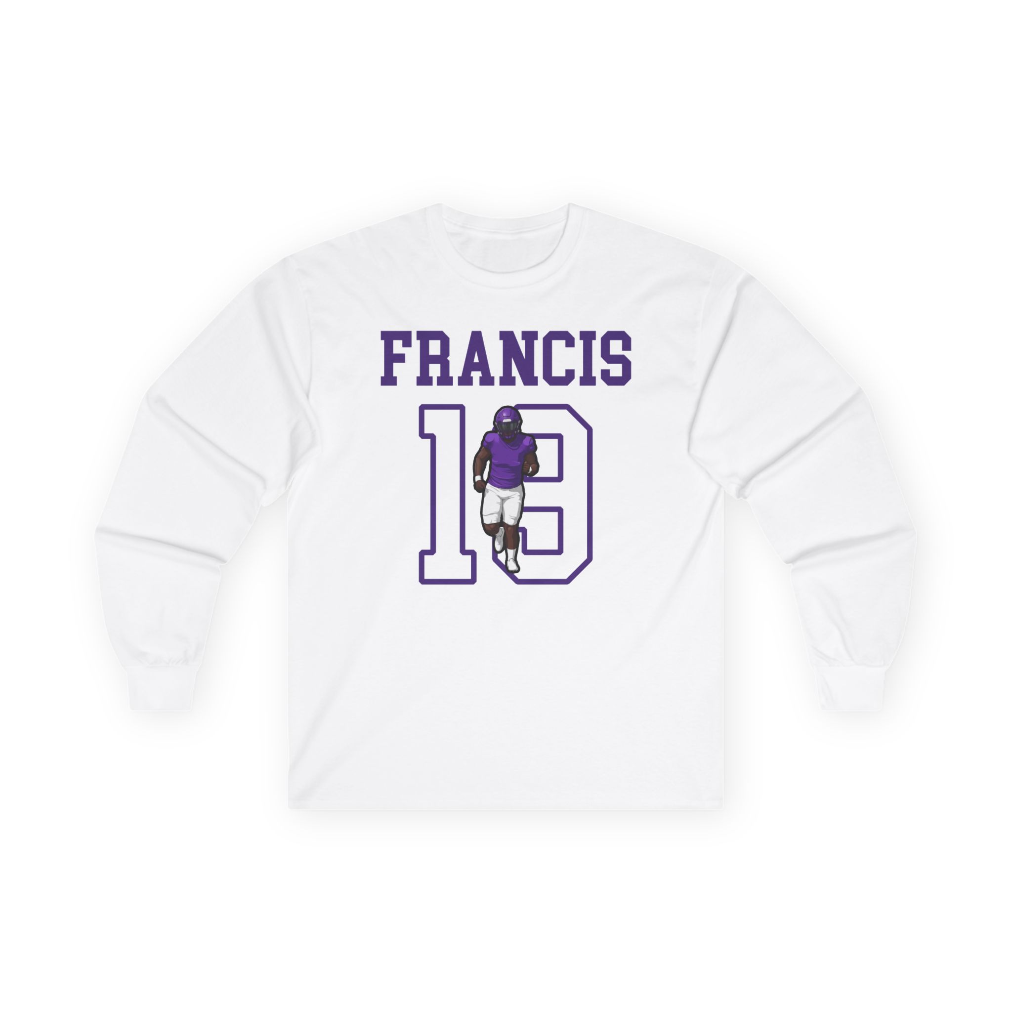 Long Sleeve Tee — character_shirsey in White