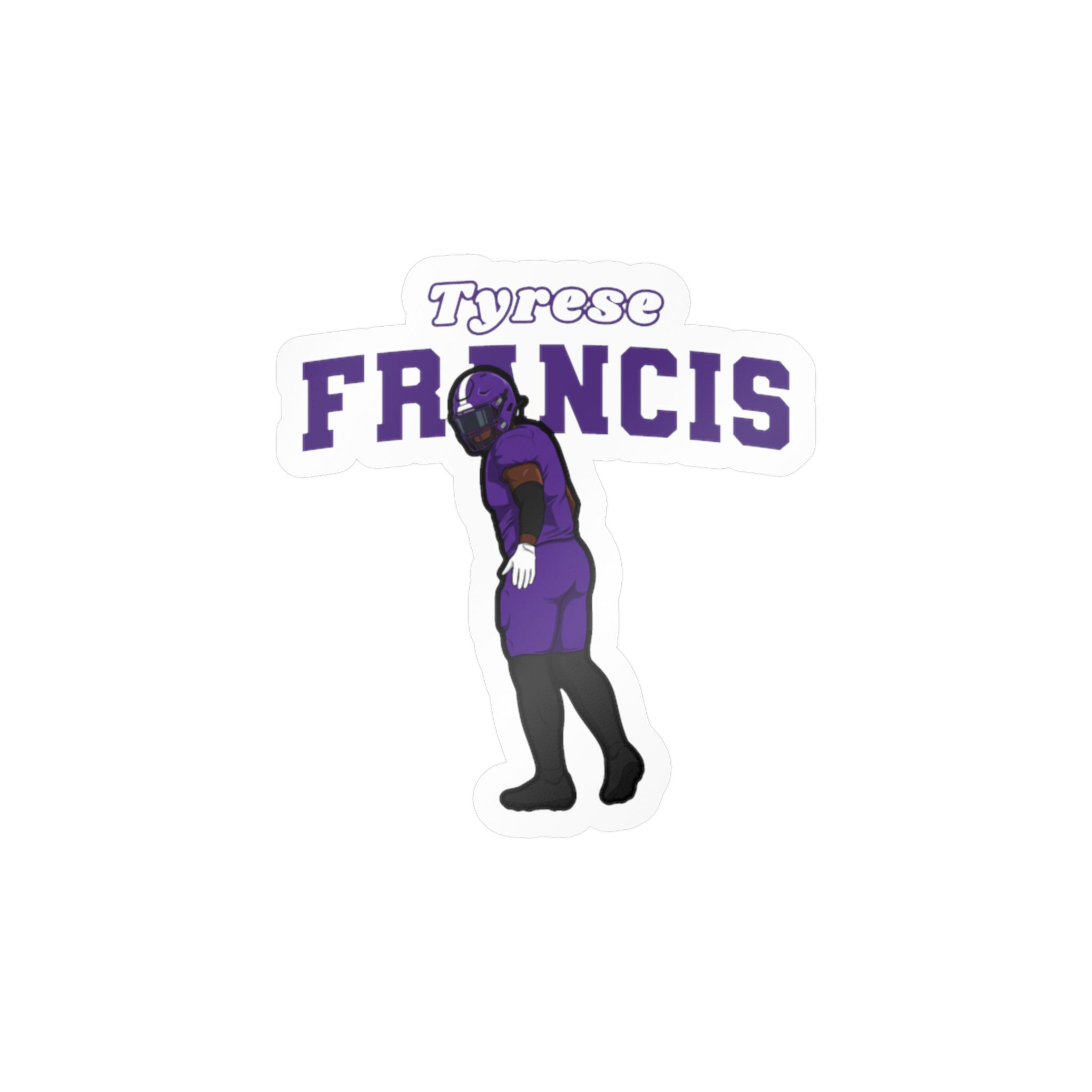 Vinyl Sticker — character_name_arch in Classic