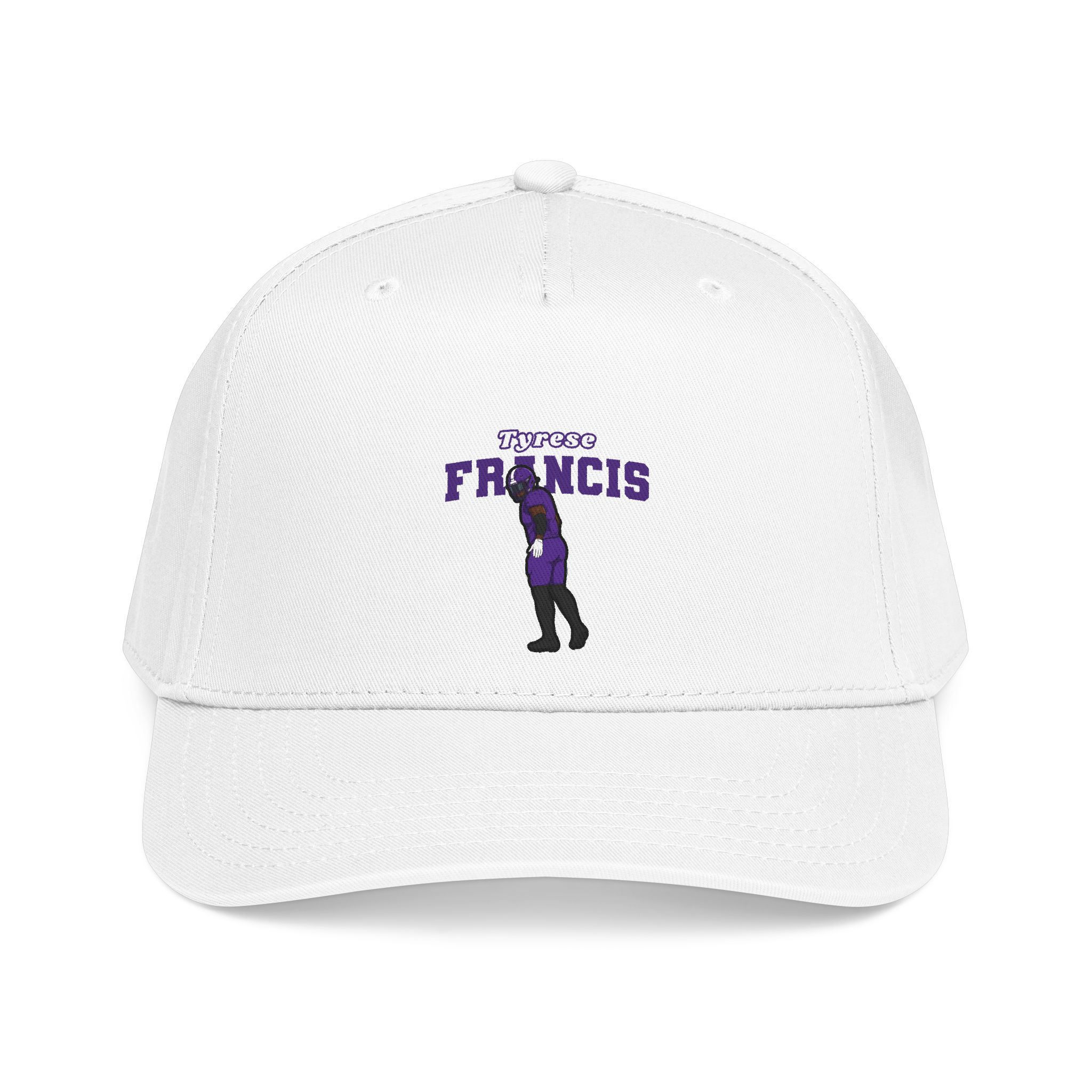 Baseball Cap — character_name_arch in White