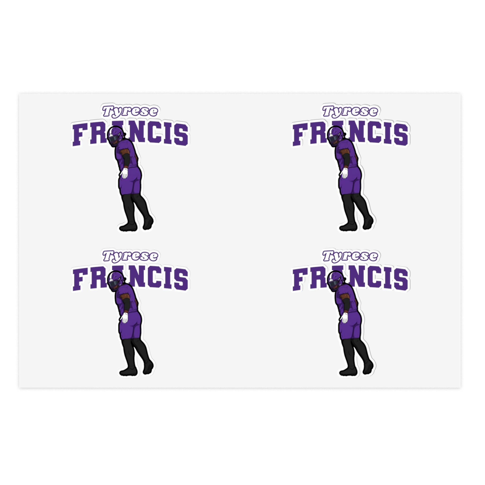 Sticker Sheet — character_name_arch in Classic