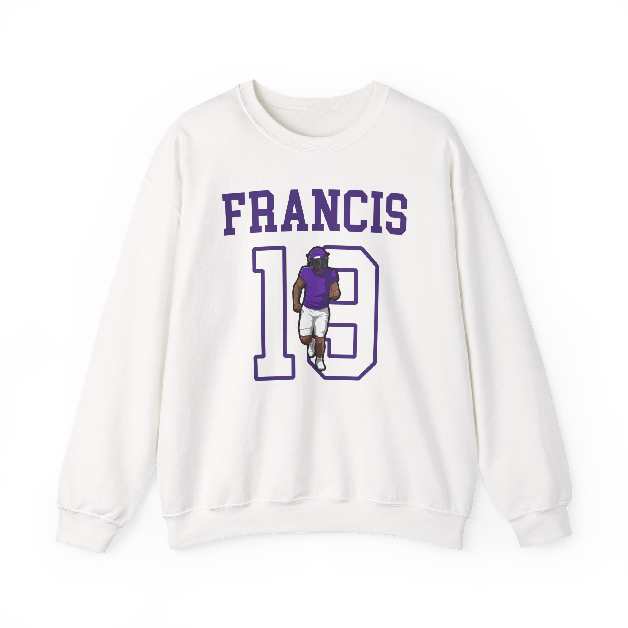Crewneck Sweatshirt — character_shirsey in White