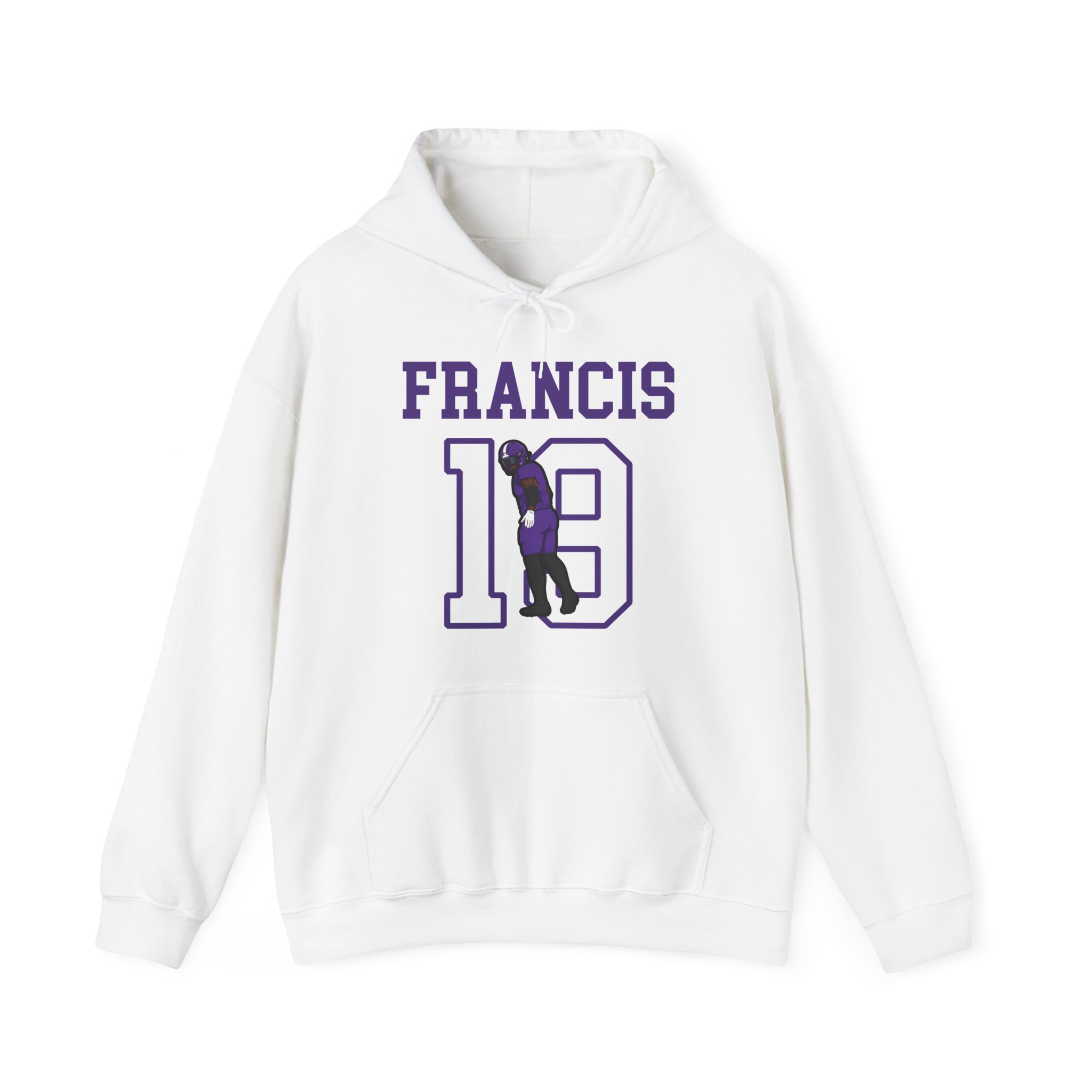 Hoodie — character_shirsey in White