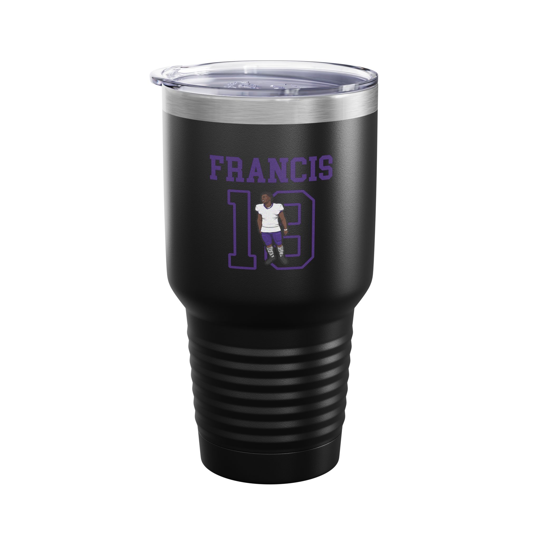 30oz Tumbler — character_shirsey in Black