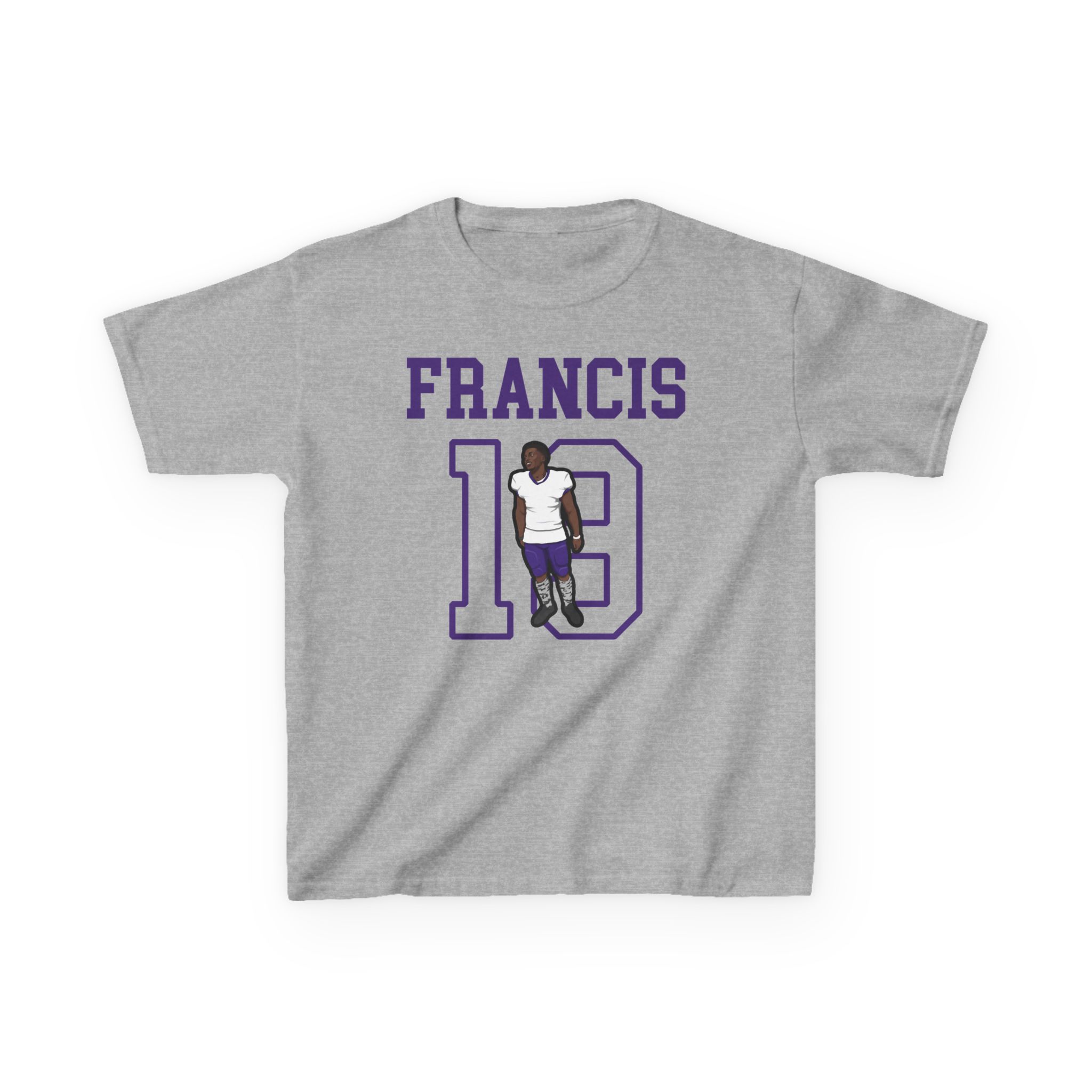 Youth Tee — character_shirsey in Grey
