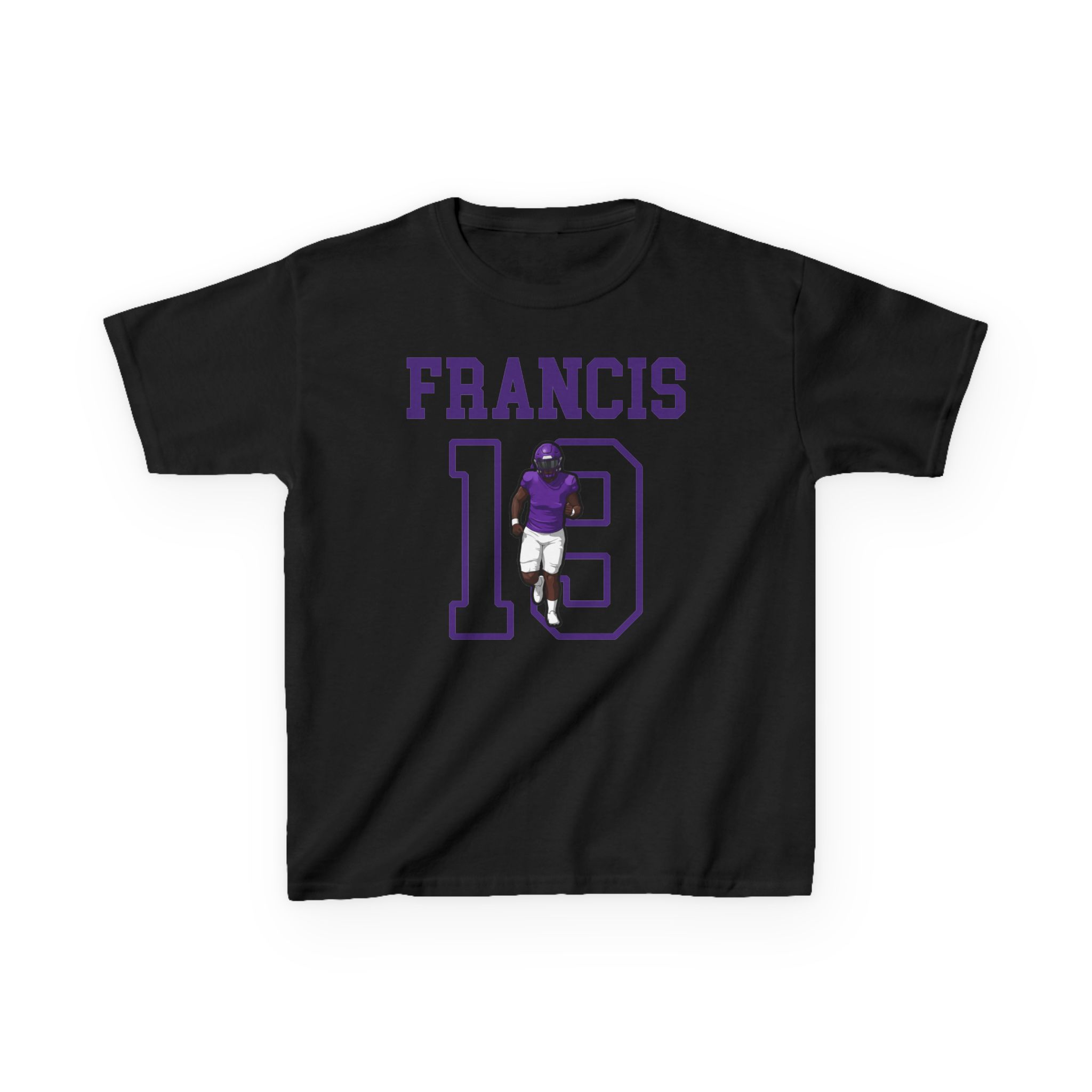 Youth Tee — character_shirsey in Black