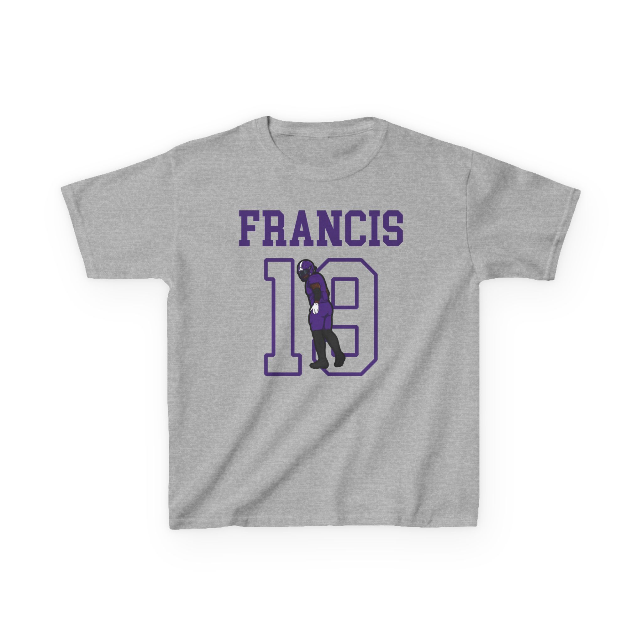 Youth Tee — character_shirsey in Grey