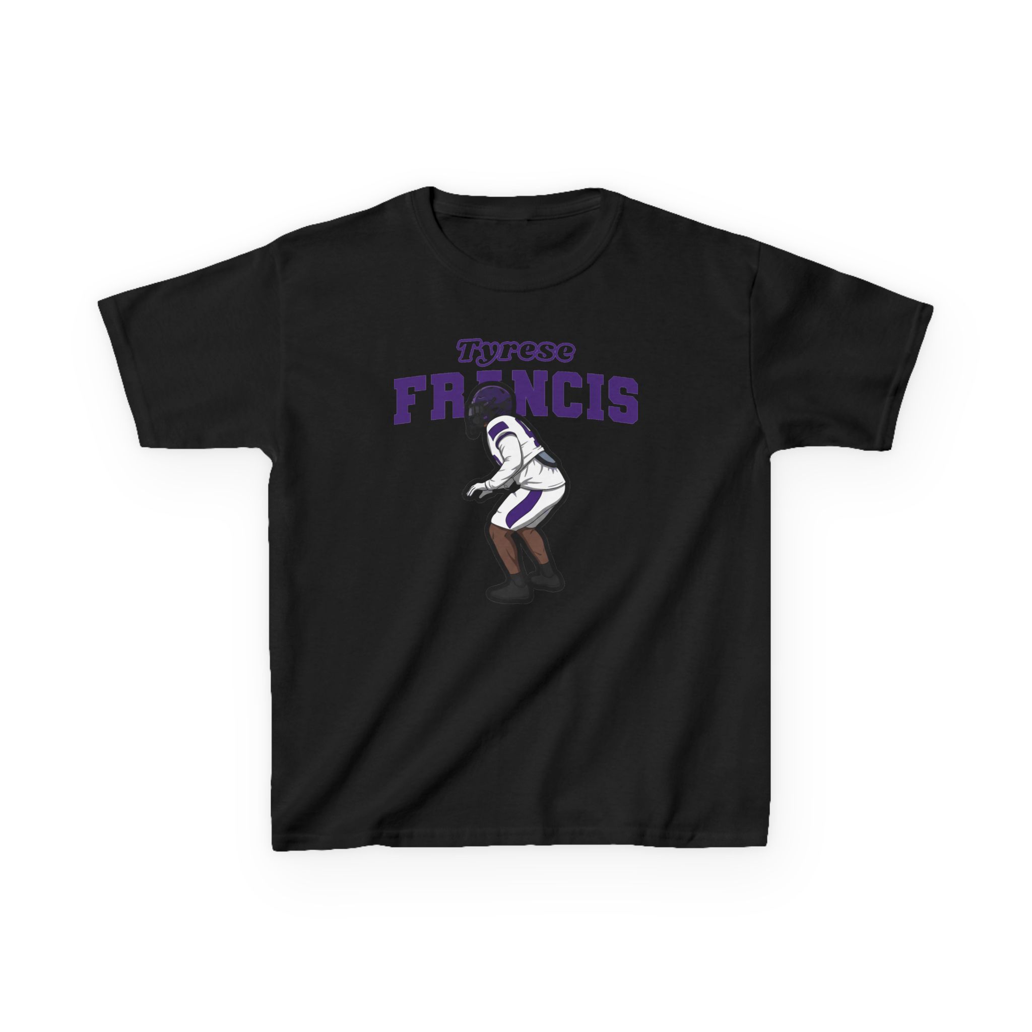 Youth Tee — character_name_arch in Black