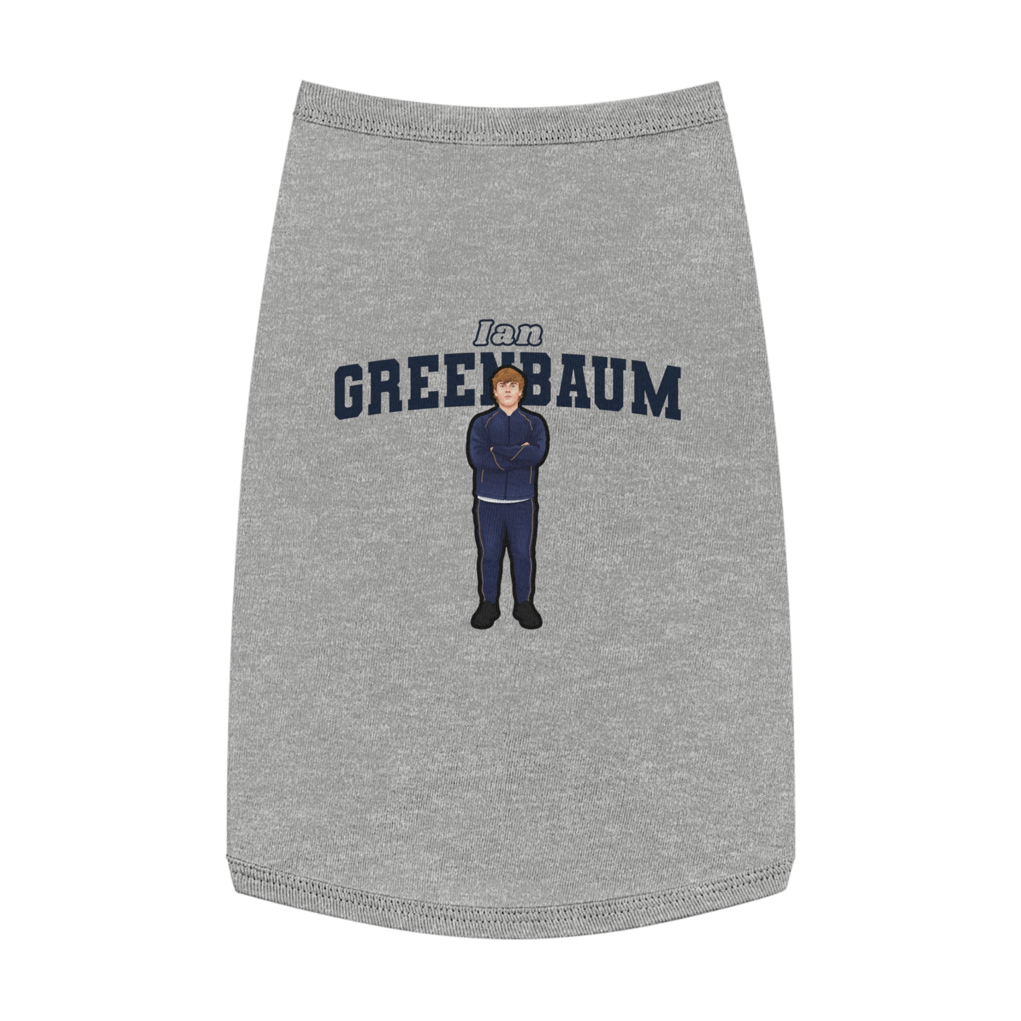 Pet Tank Top — character_name_arch in White