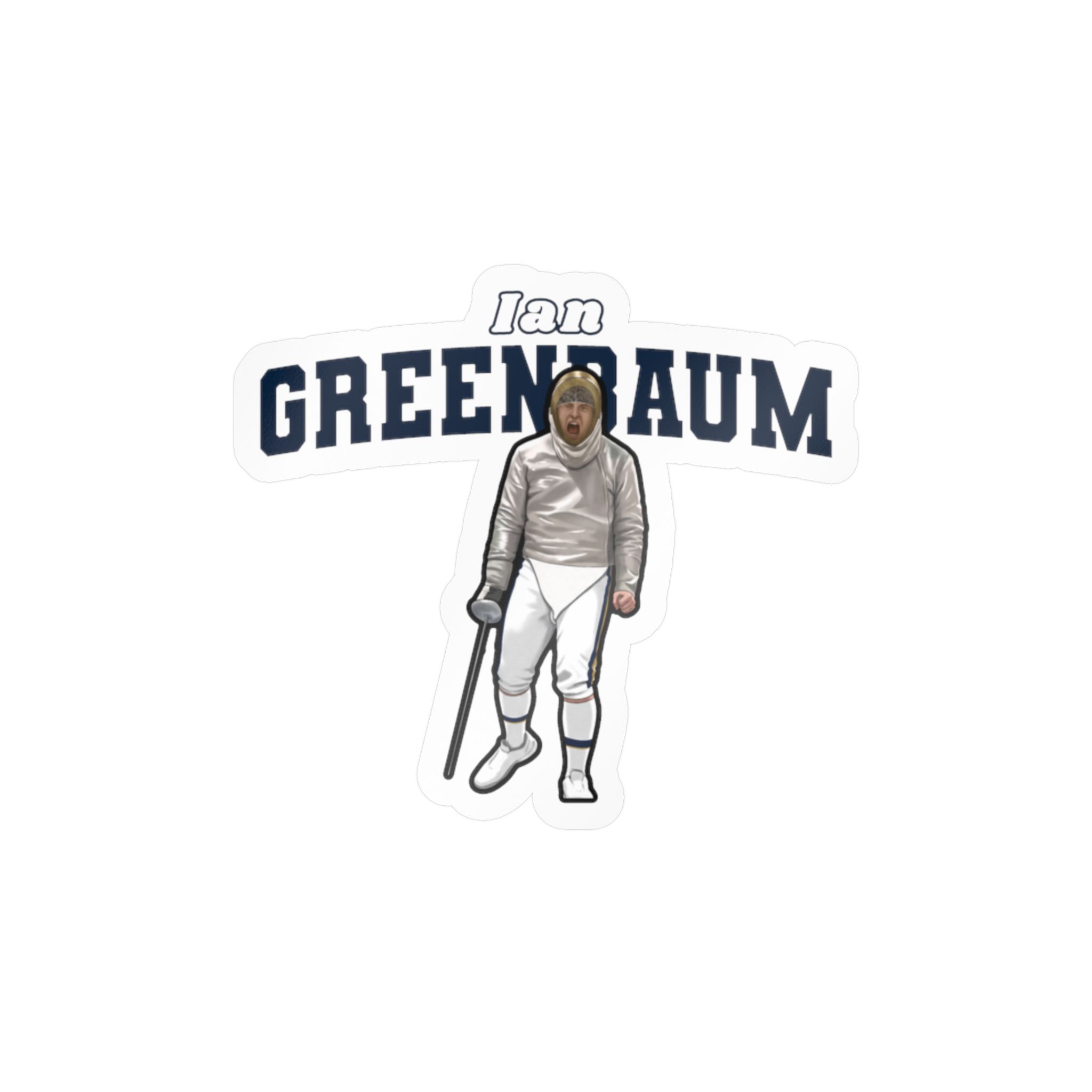 Vinyl Sticker — character_name_arch in Classic