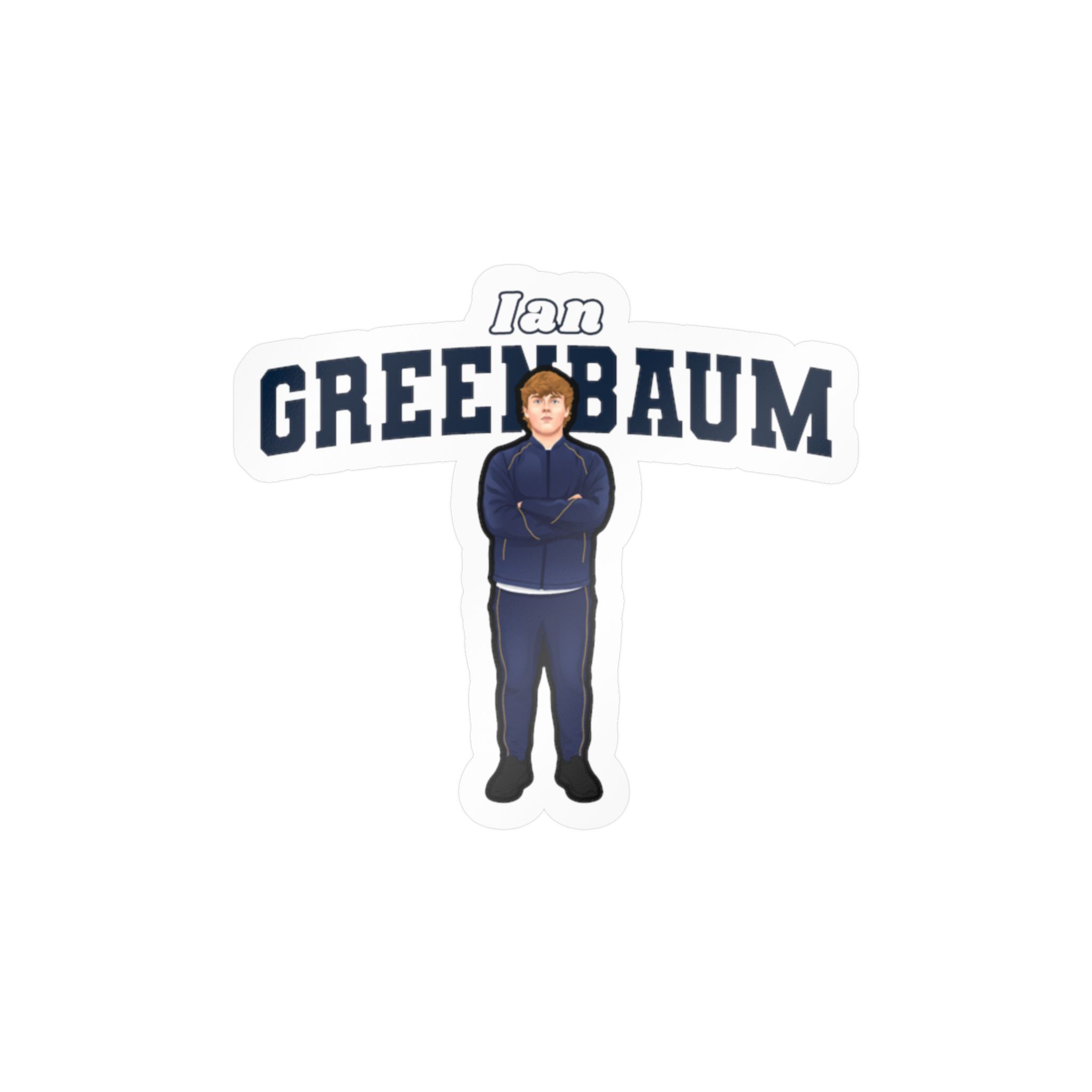 Vinyl Sticker — character_name_arch in Classic