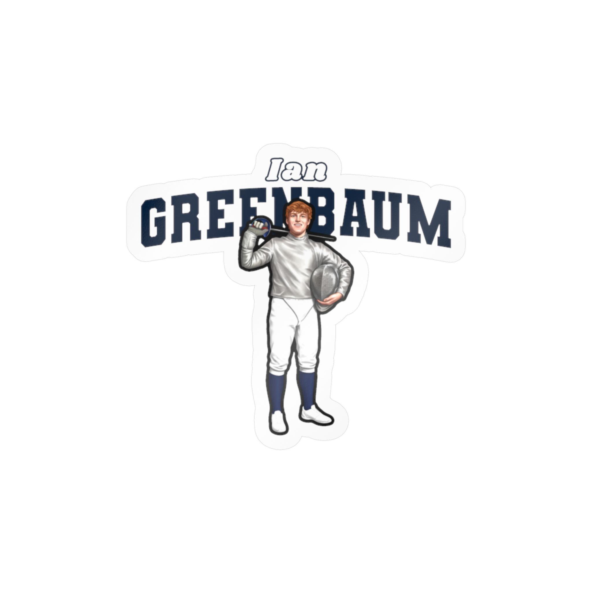 Vinyl Sticker — character_name_arch in Classic