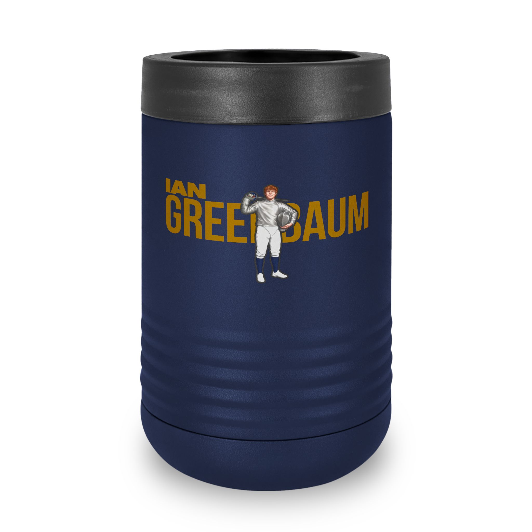 Stainless Can Cooler — character_player_name in Navy