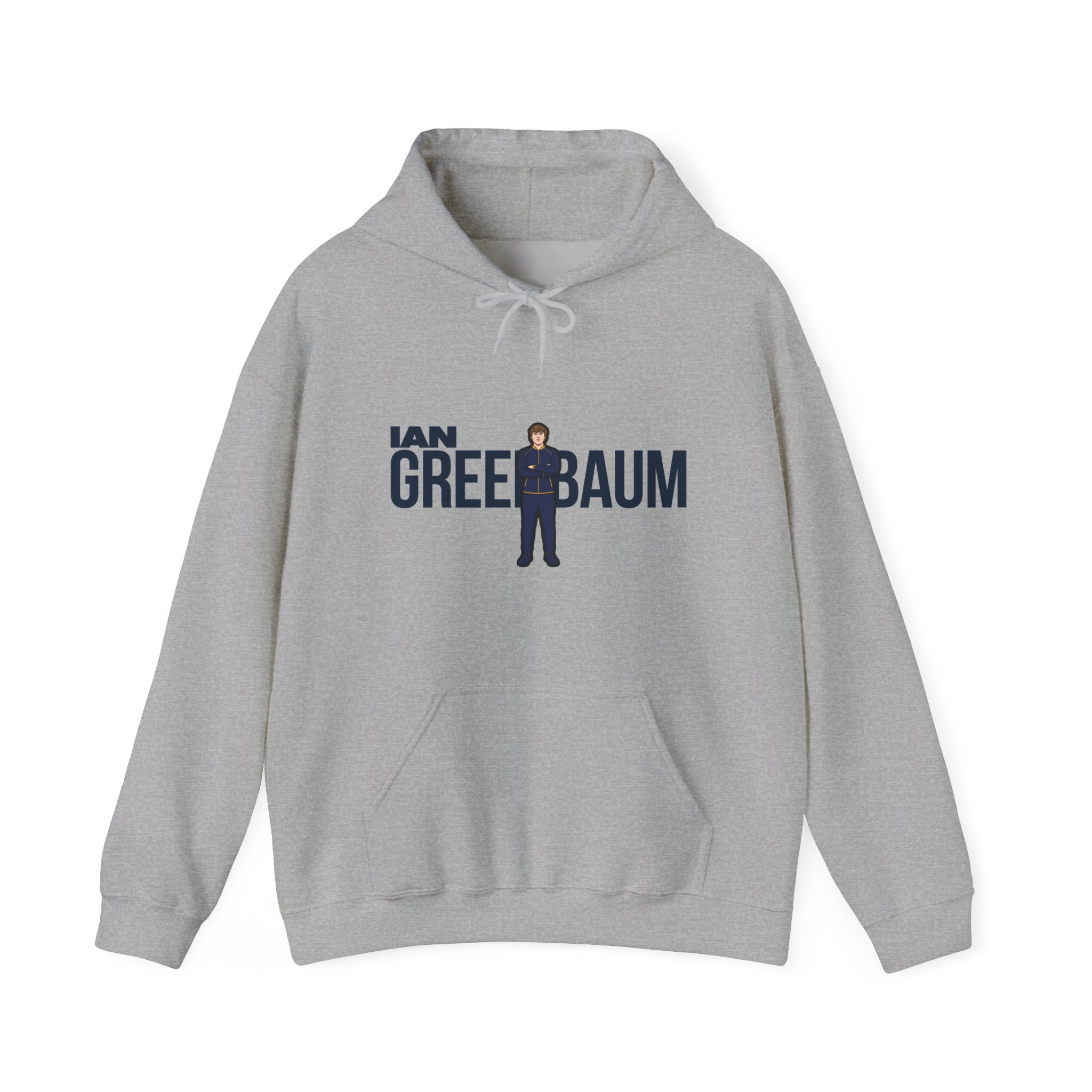 Hoodie — character_player_name in Grey