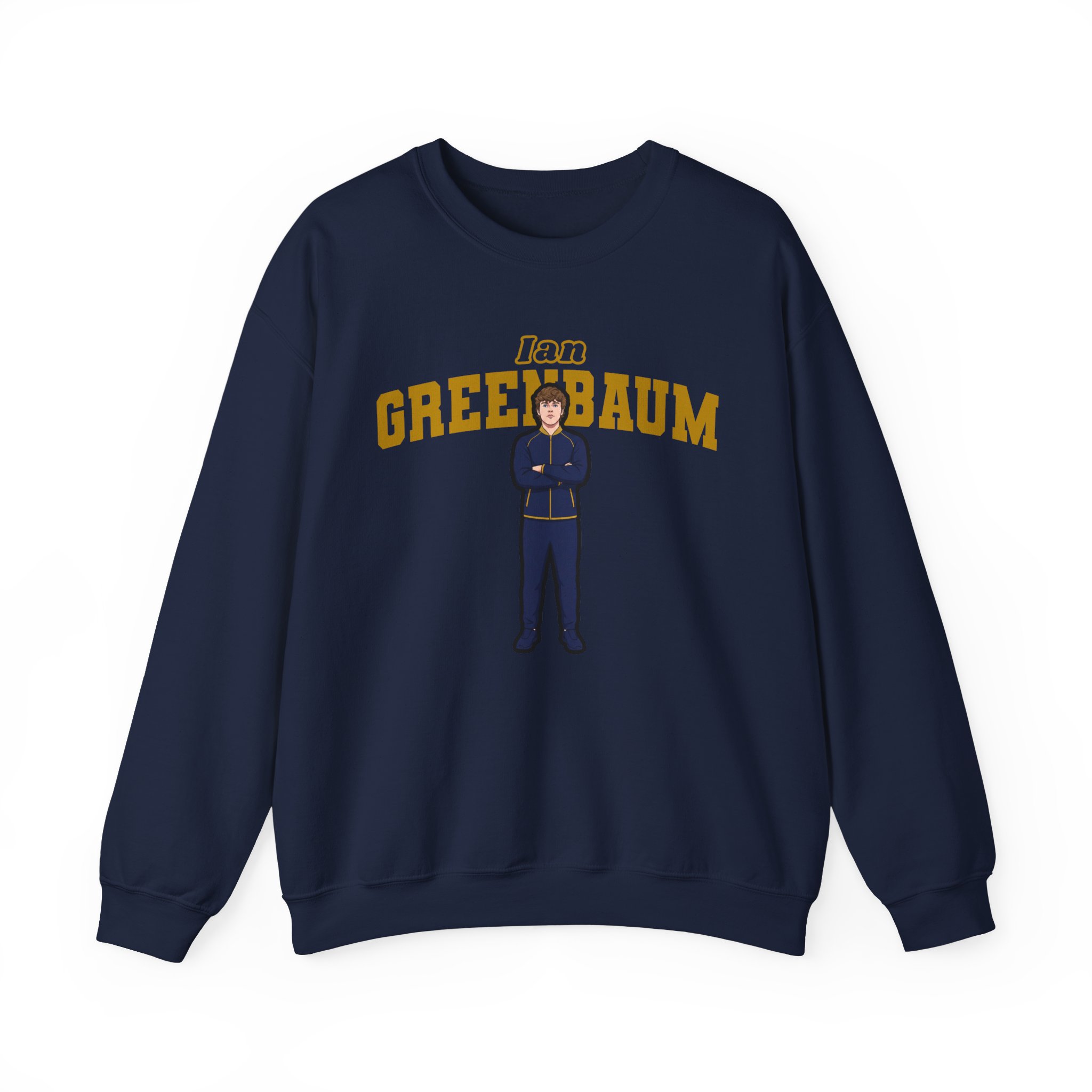 Crewneck Sweatshirt — character_name_arch in Navy