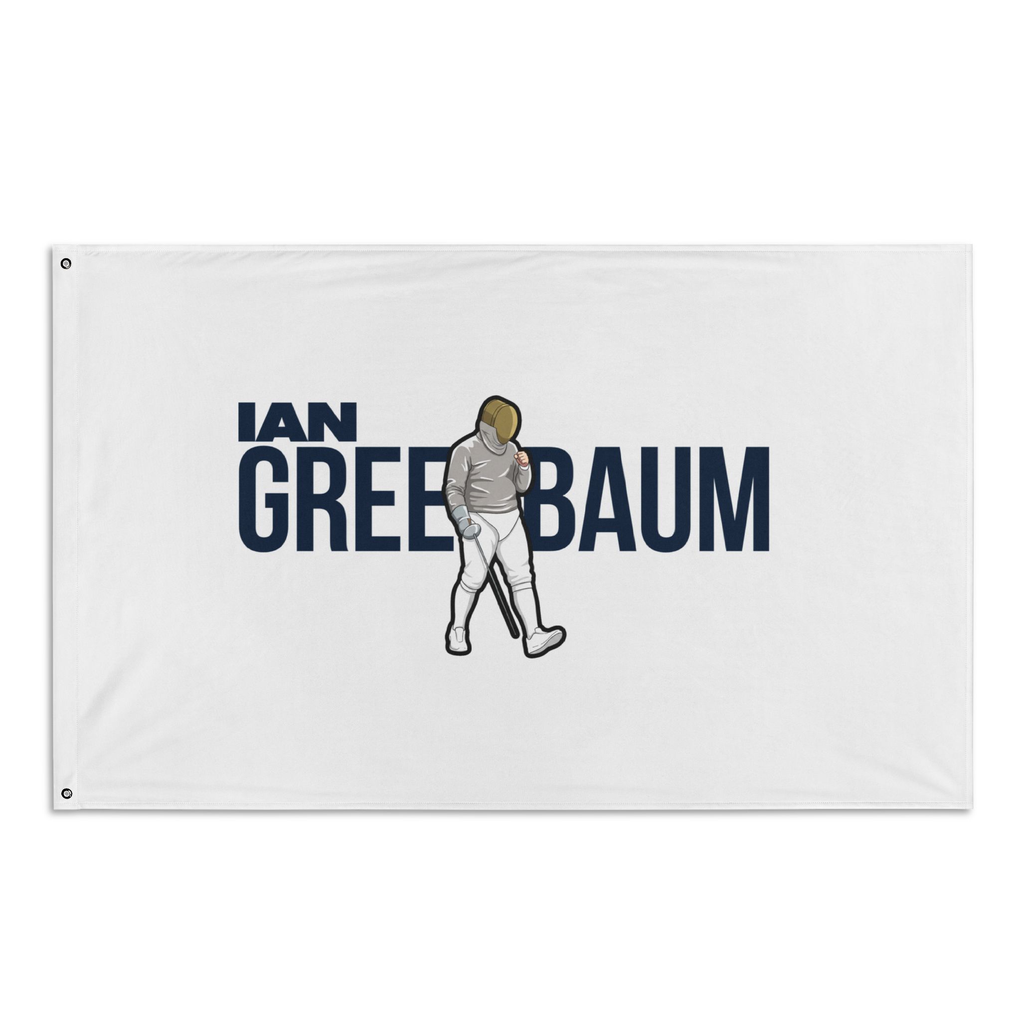 Flag (35 × 56 in) — character_player_name in Classic