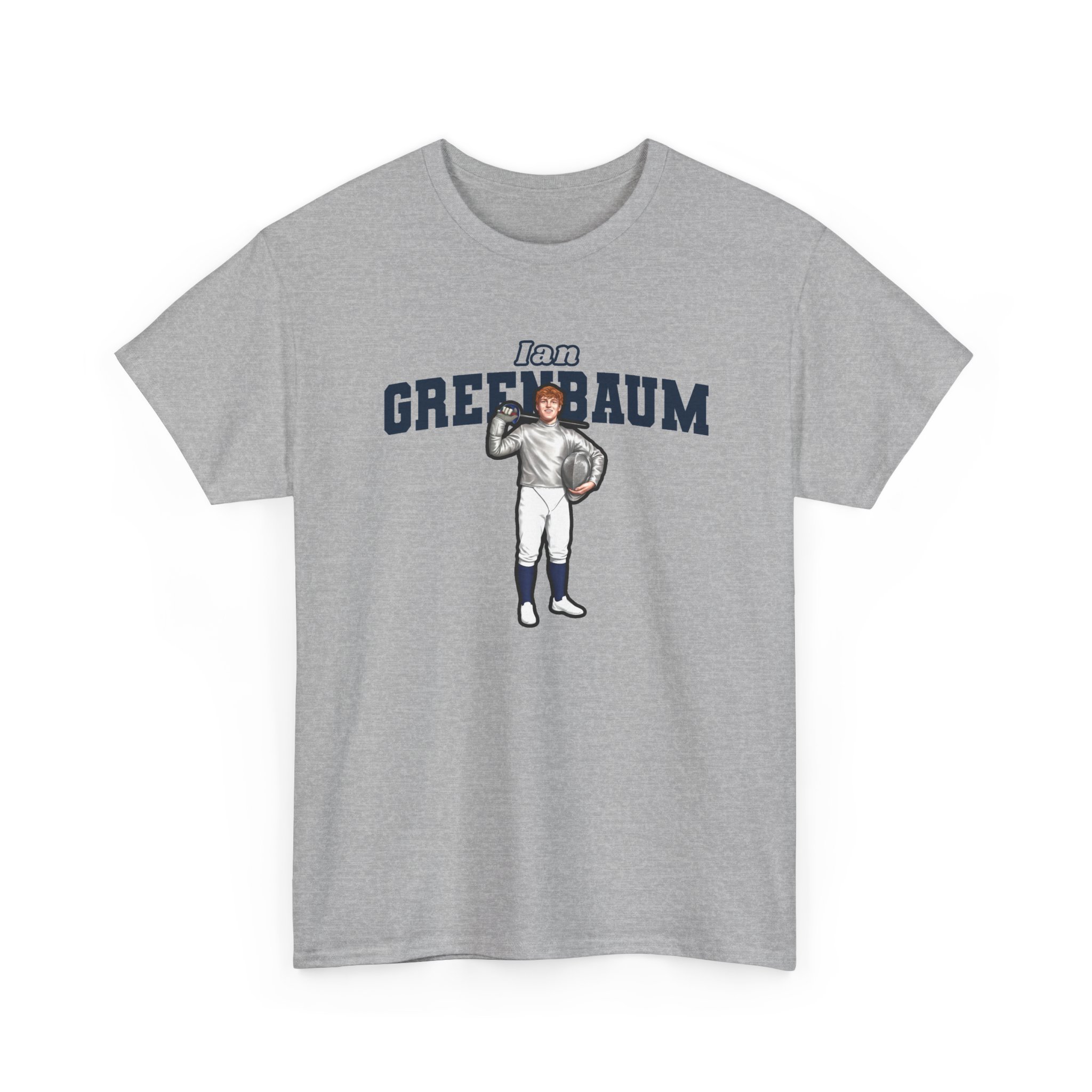 Tee — character_name_arch in Grey
