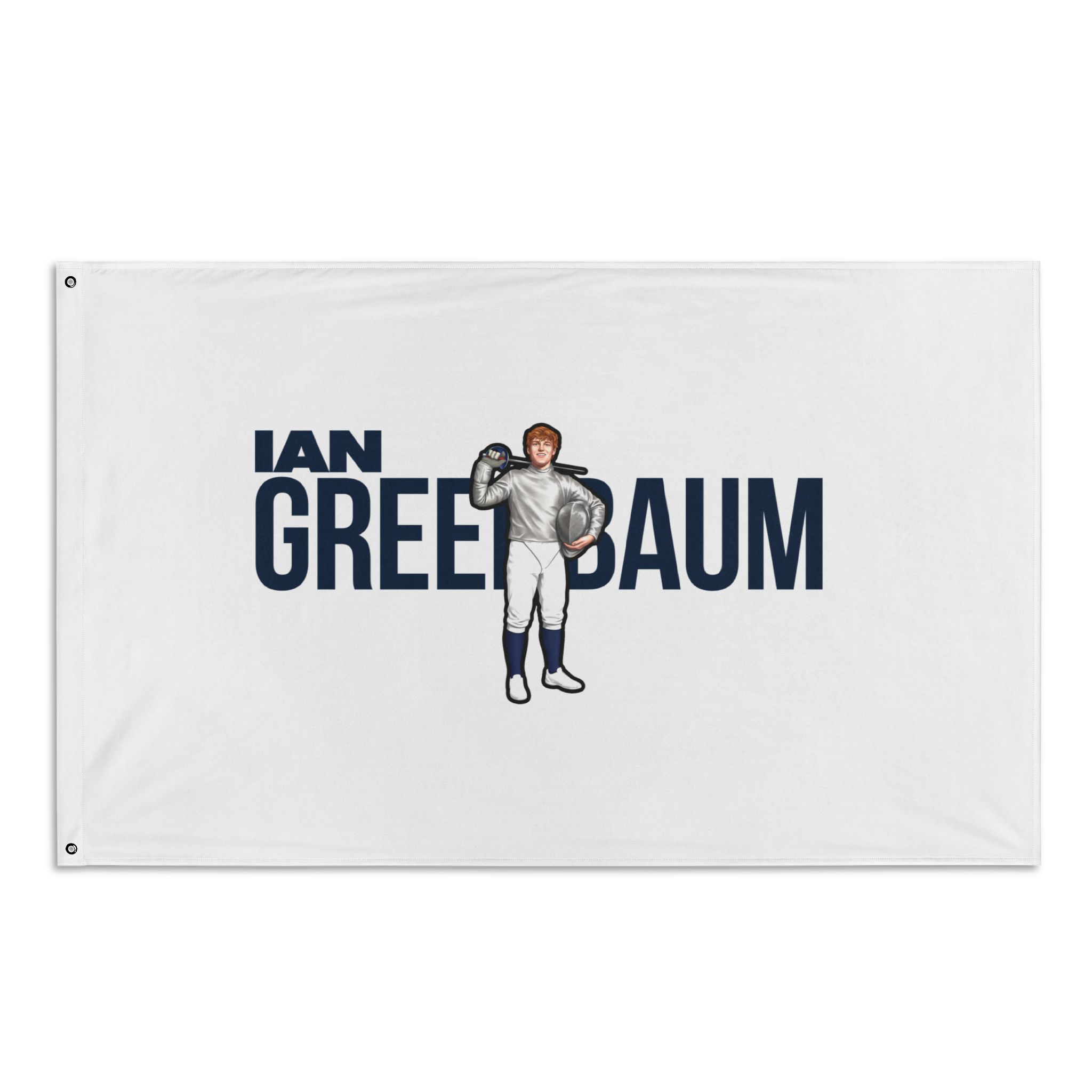 Flag (35 × 56 in) — character_player_name in Classic