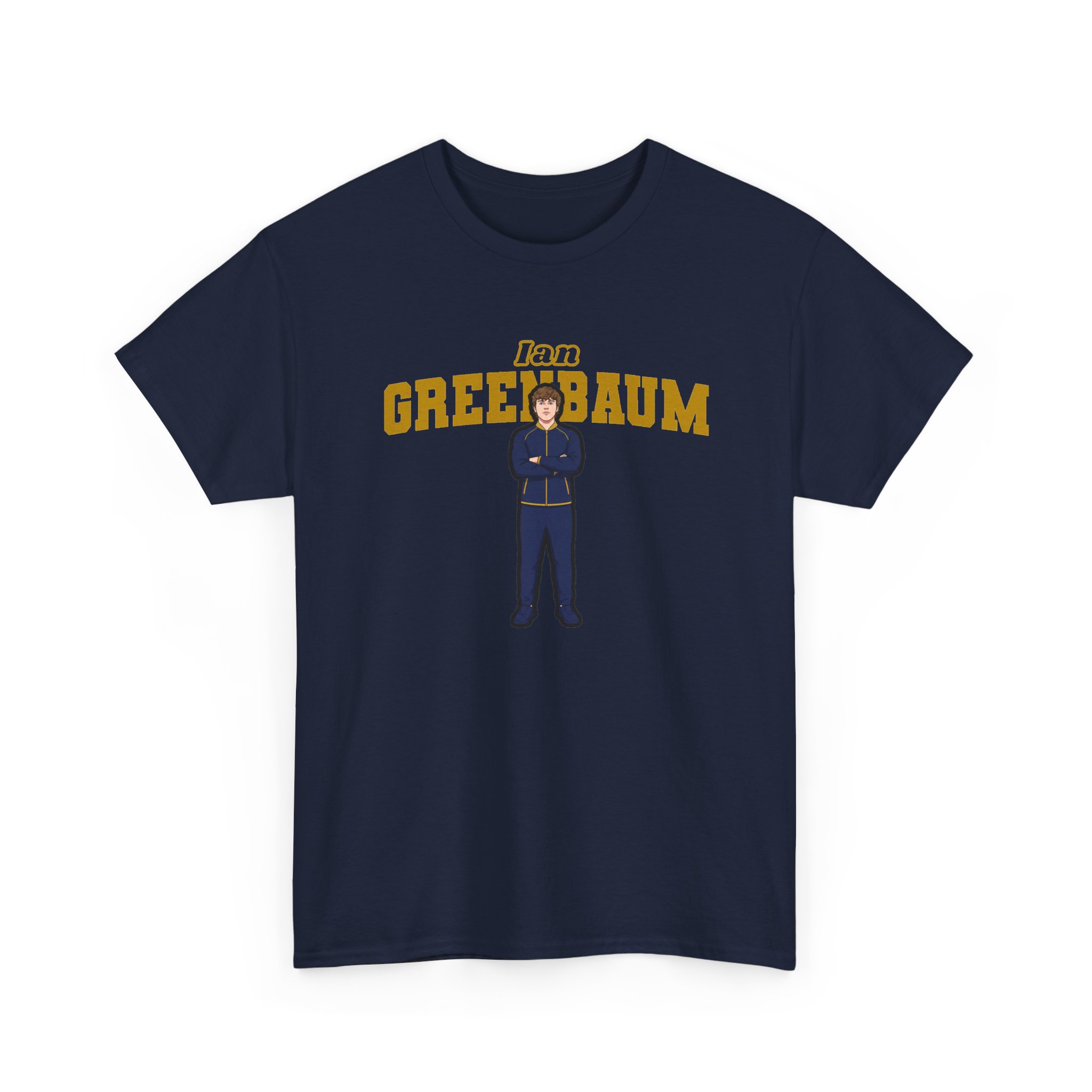 Tee — character_name_arch in Navy