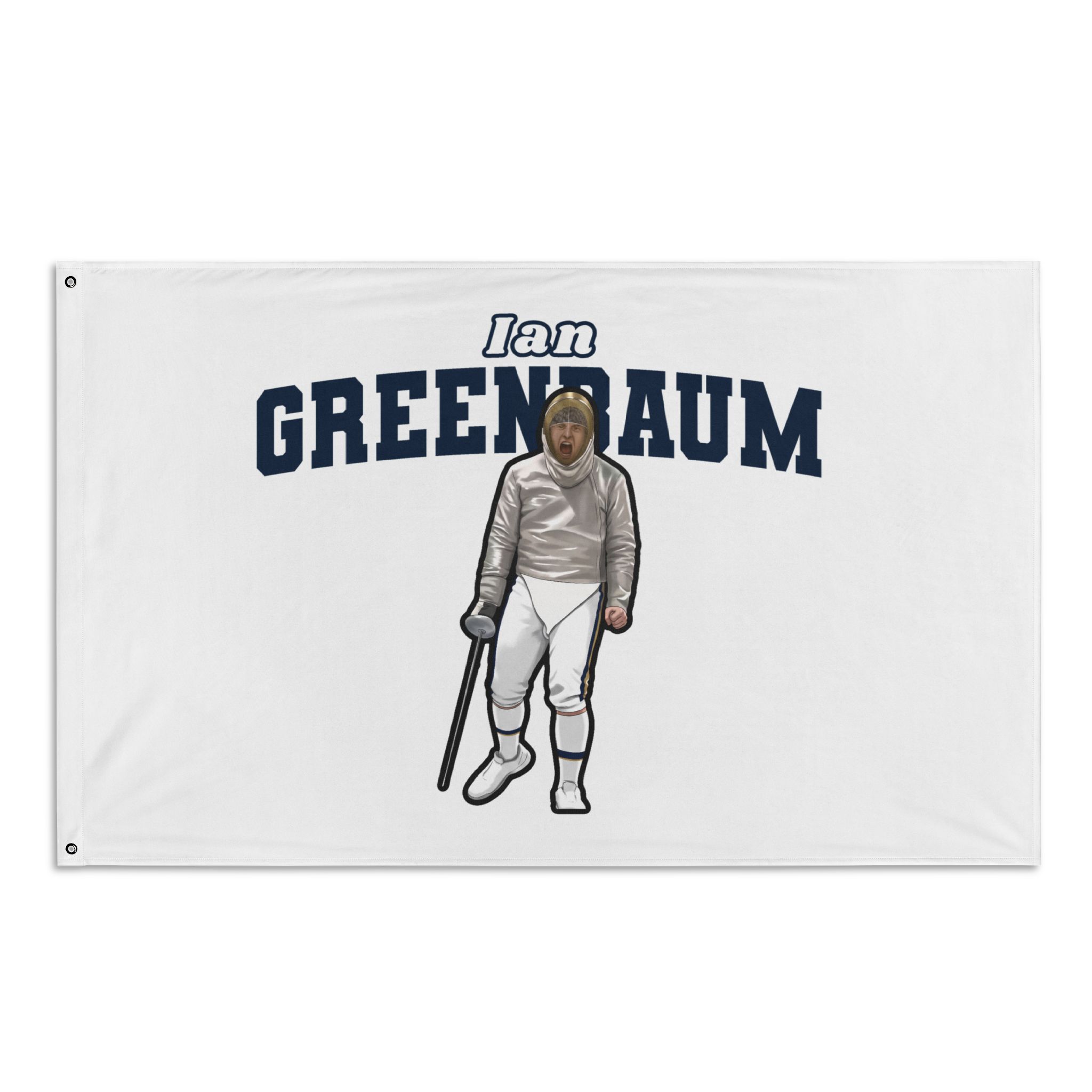 Flag (35 × 56 in) — character_name_arch in Classic
