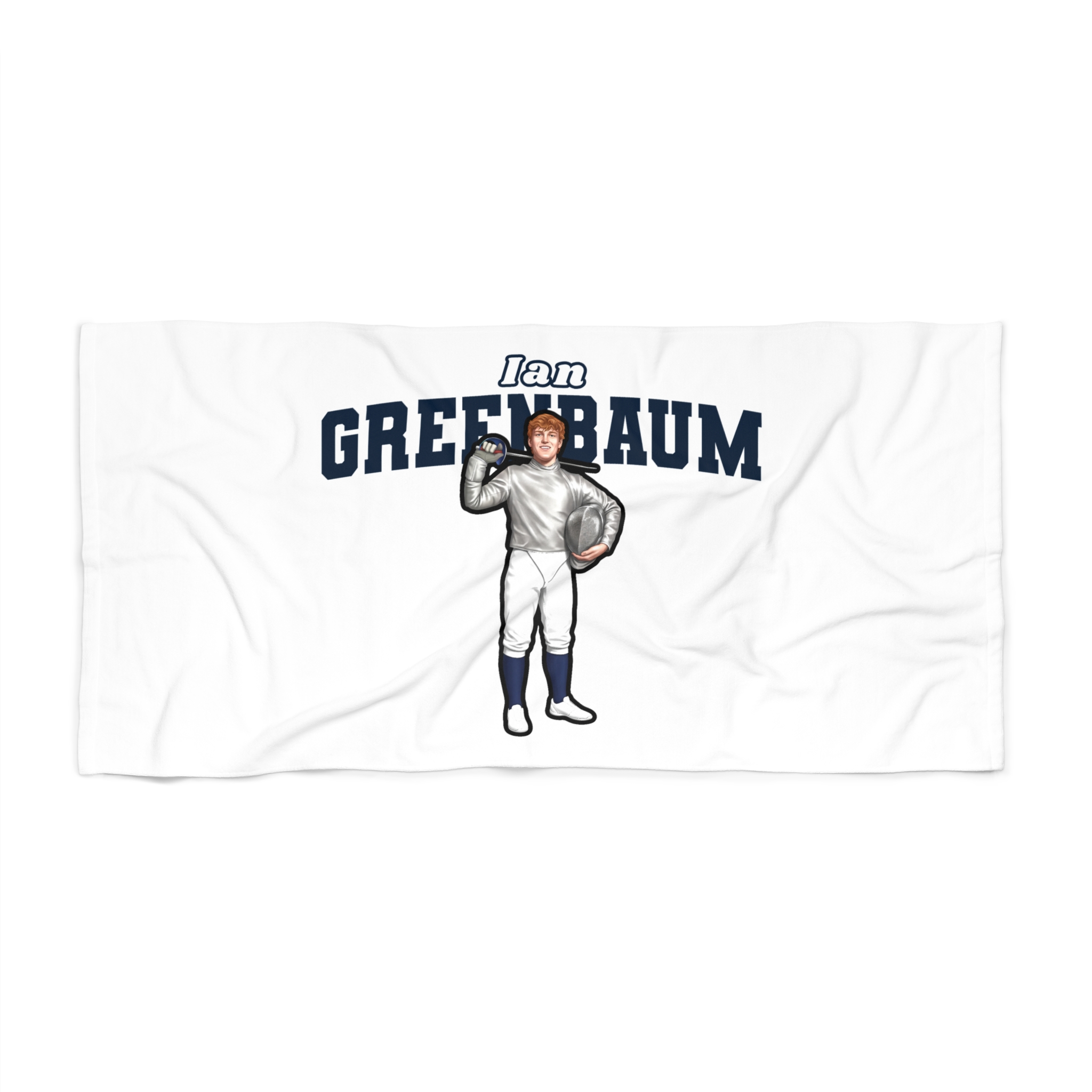 Beach Towel — character_name_arch in Classic
