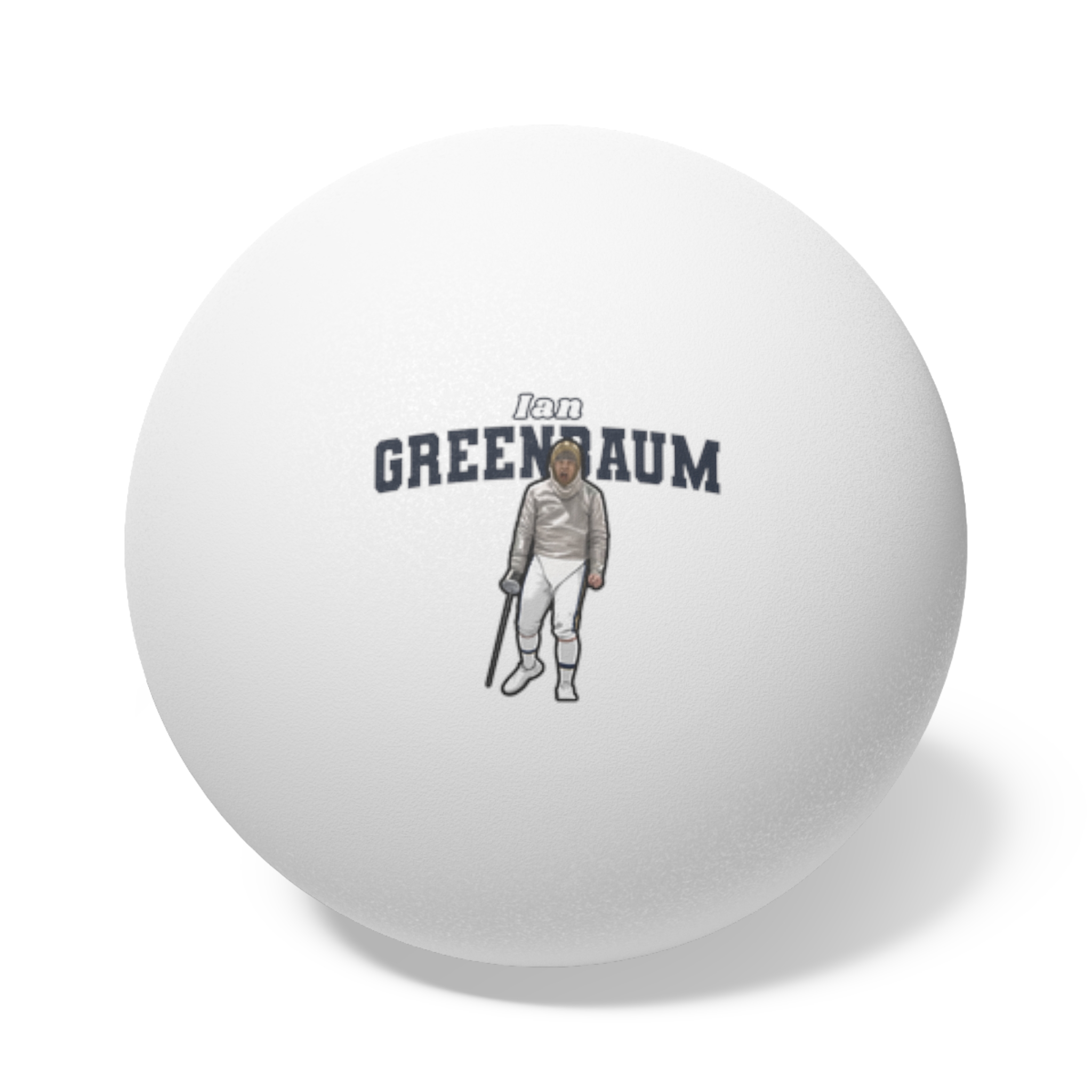 Ping Pong Balls, 6 pcs — character_name_arch in White