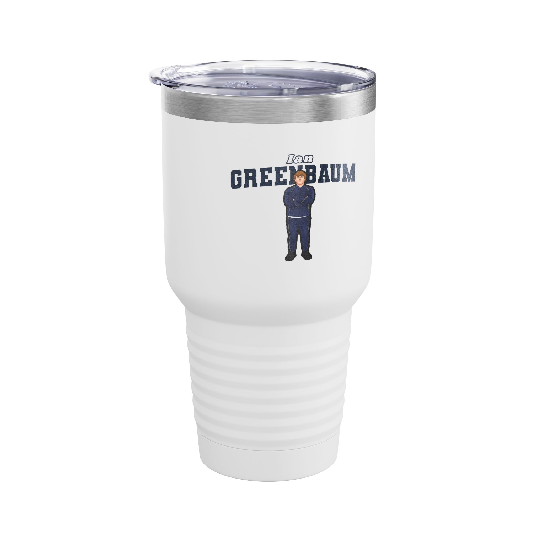 30oz Tumbler — character_name_arch in White