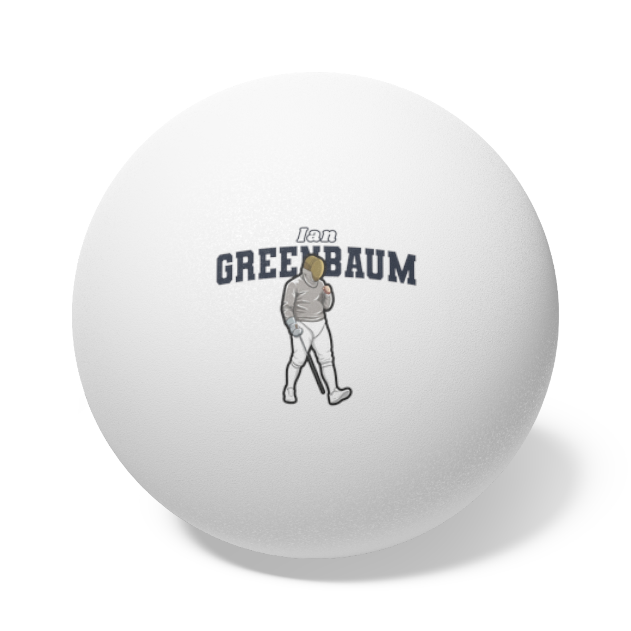 Ping Pong Balls, 6 pcs — character_name_arch in White