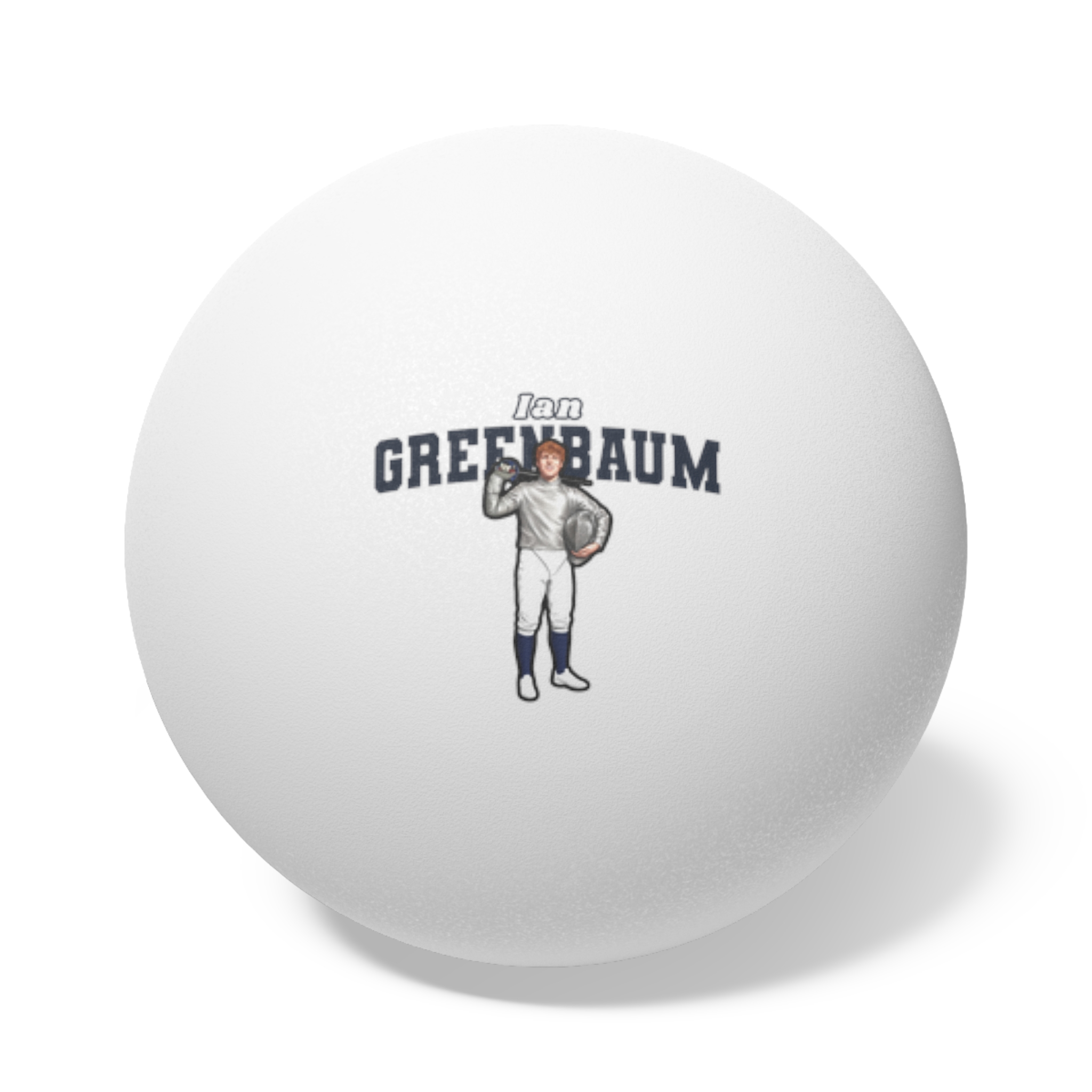Ping Pong Balls, 6 pcs — character_name_arch in White