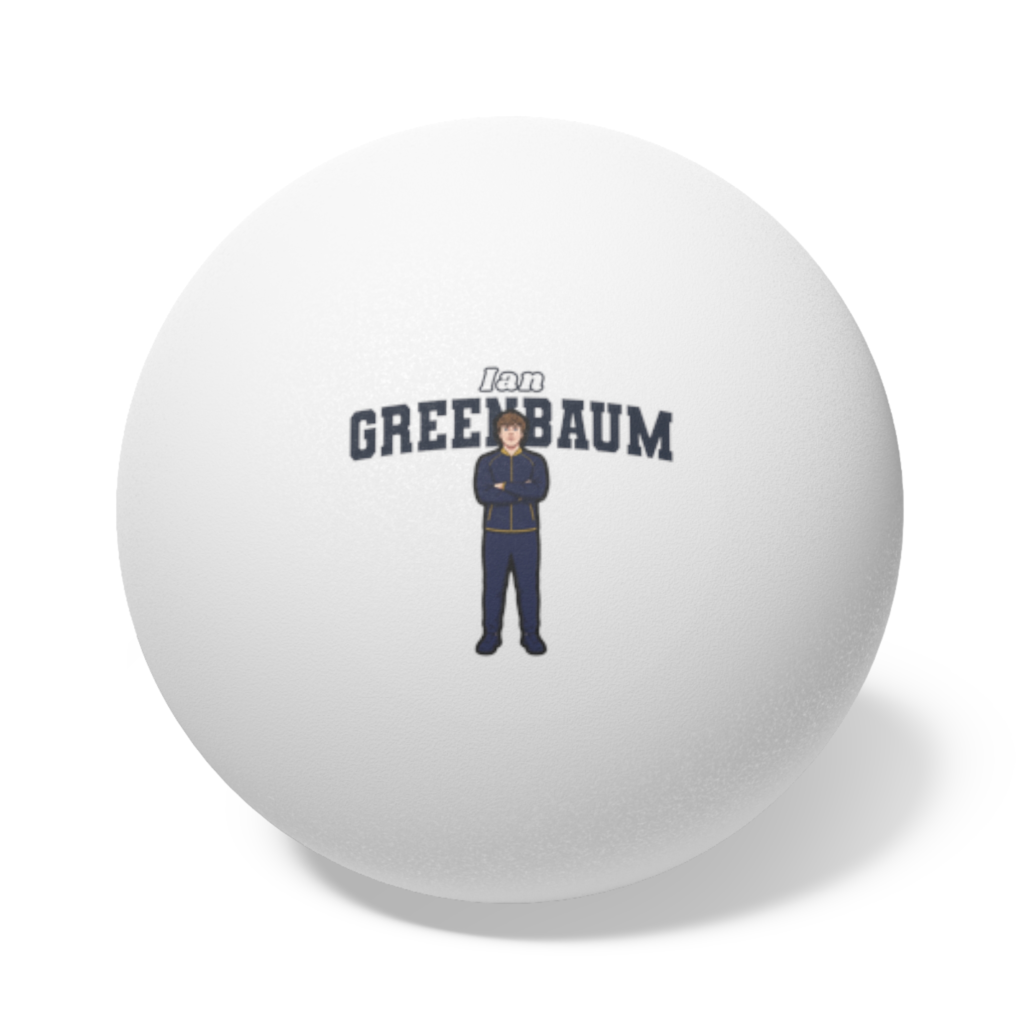 Ping Pong Balls, 6 pcs — character_name_arch in White